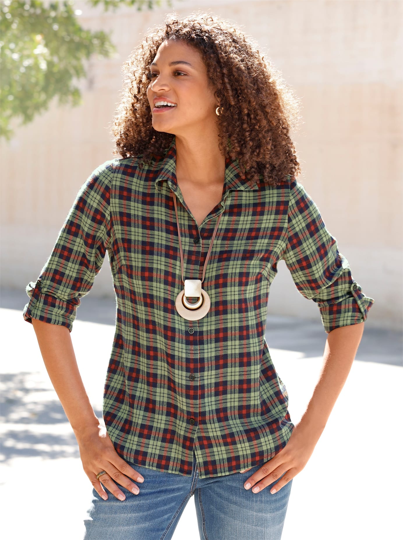 Casual Looks Flanellbluse Casual Looks Flanellbluse von Casual Looks