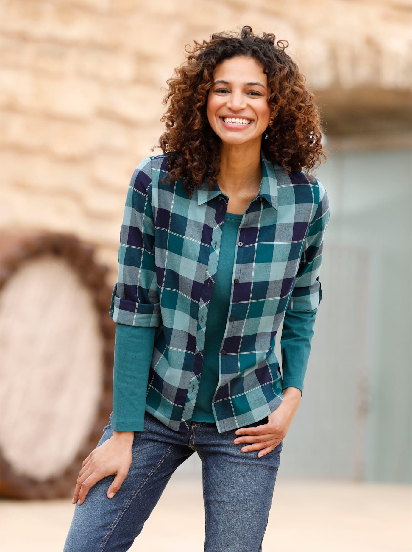 Casual Looks Flanellbluse Casual Looks Flanellbluse von Casual Looks