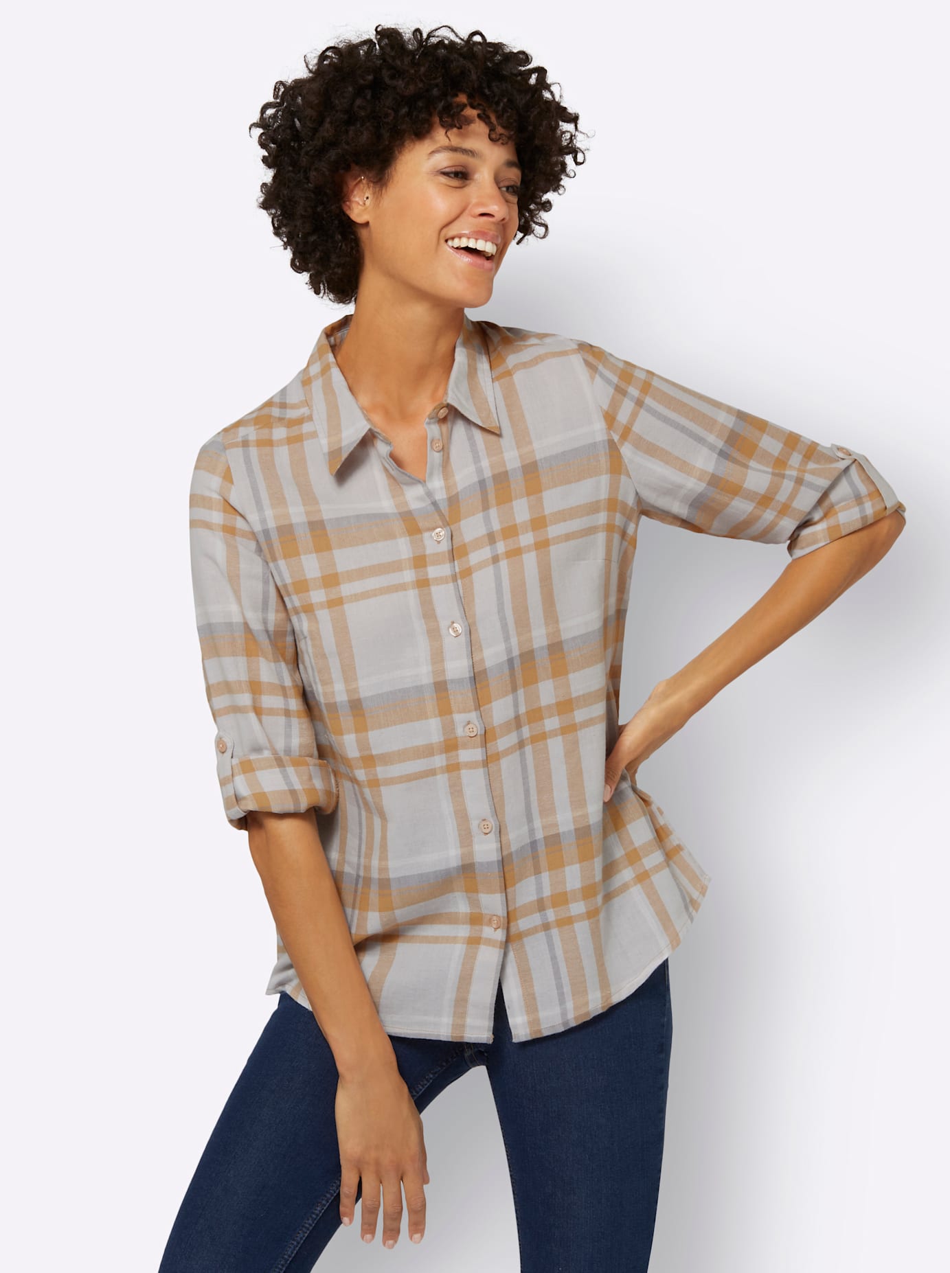 Casual Looks Flanellbluse Casual Looks Flanellbluse von Casual Looks