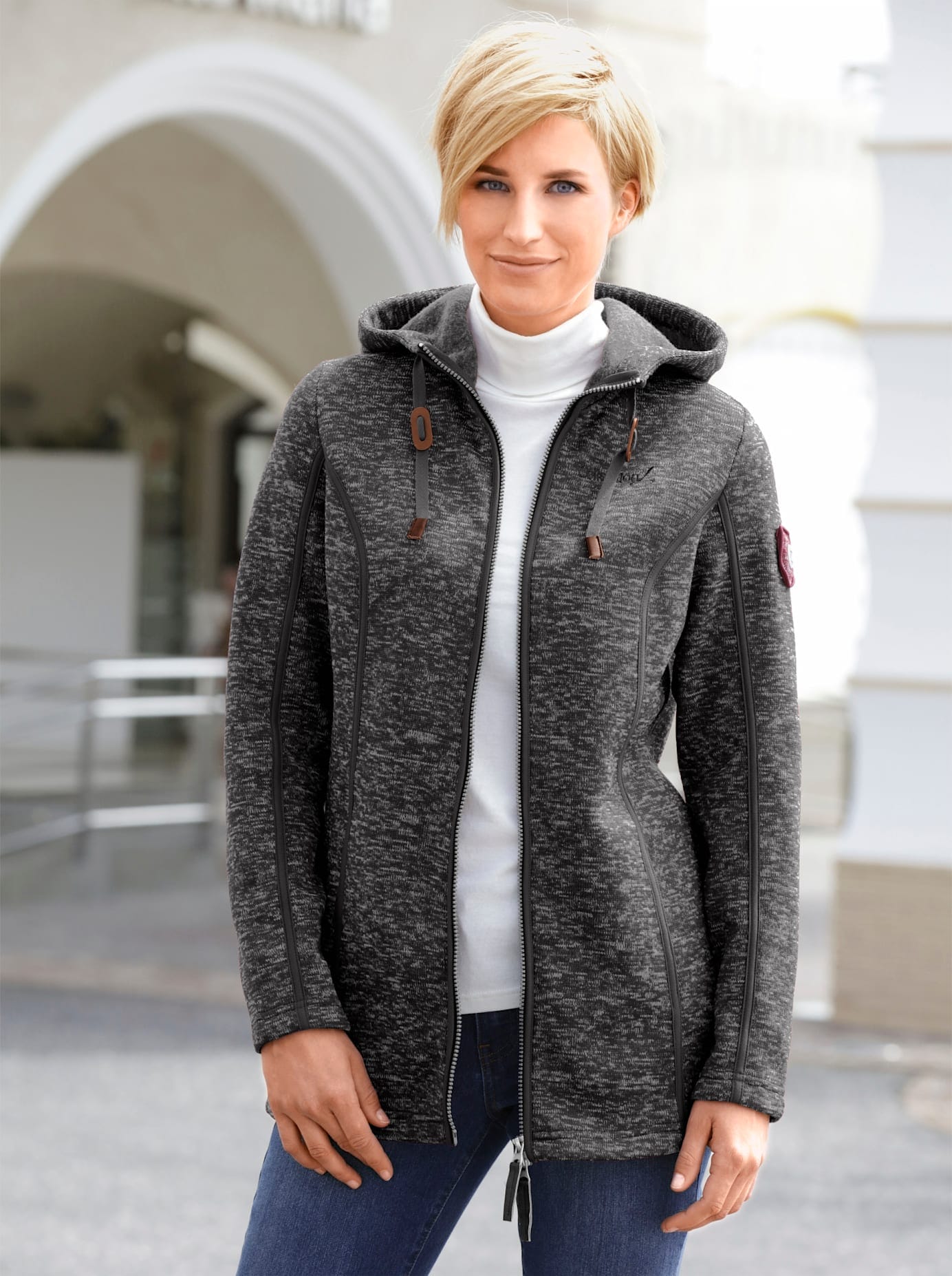 Casual Looks Kapuzenfleecejacke Casual Looks Kapuzenfleecejacke von Casual Looks
