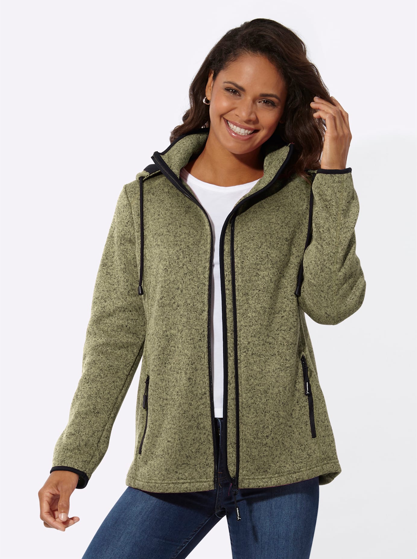 Casual Looks Fleecejacke, mit Kapuze Casual Looks Fleecejacke, mit Kapuze von Casual Looks