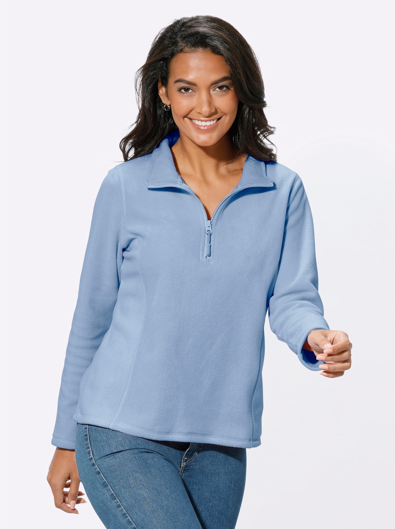 Casual Looks Fleeceshirt »Fleece-Shirt« von Casual Looks