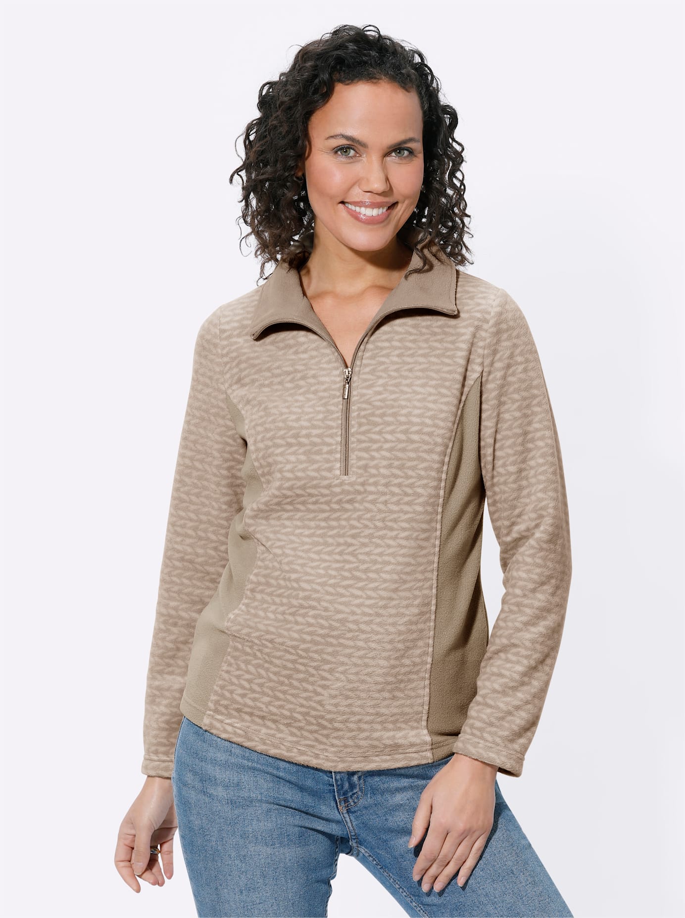 Casual Looks Fleeceshirt »Fleece-Shirt« von Casual Looks