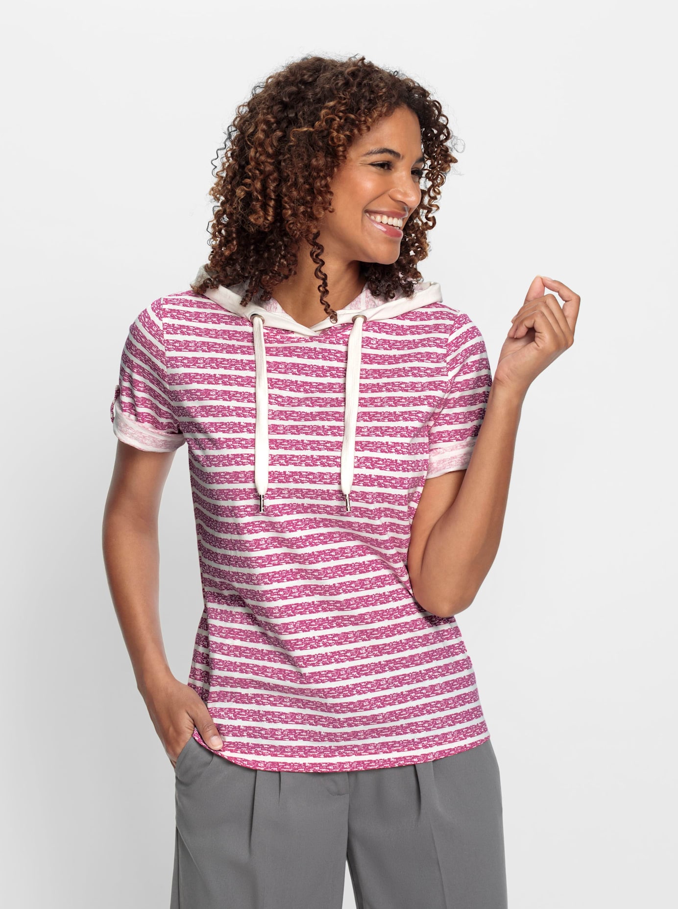 Casual Looks Kapuzenshirt »Kapuzen-Shirt« Casual Looks Kapuzenshirt »Kapuzen-Shirt« von Casual Looks