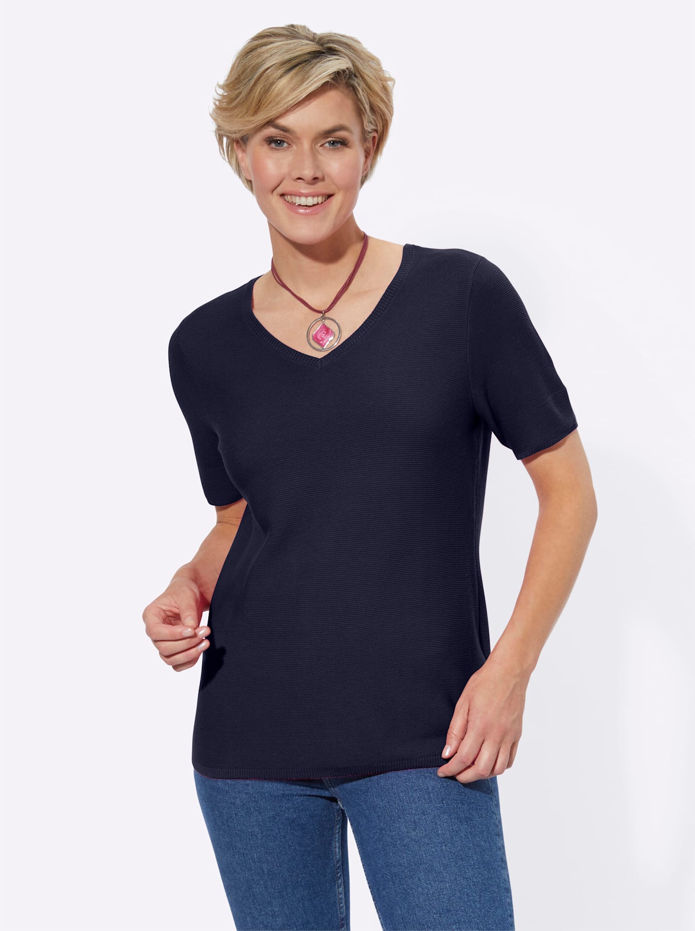 Casual Looks Kurzarmpullover »Kurzarm-Pullover« Casual Looks Kurzarmpullover »Kurzarm-Pullover« von Casual Looks