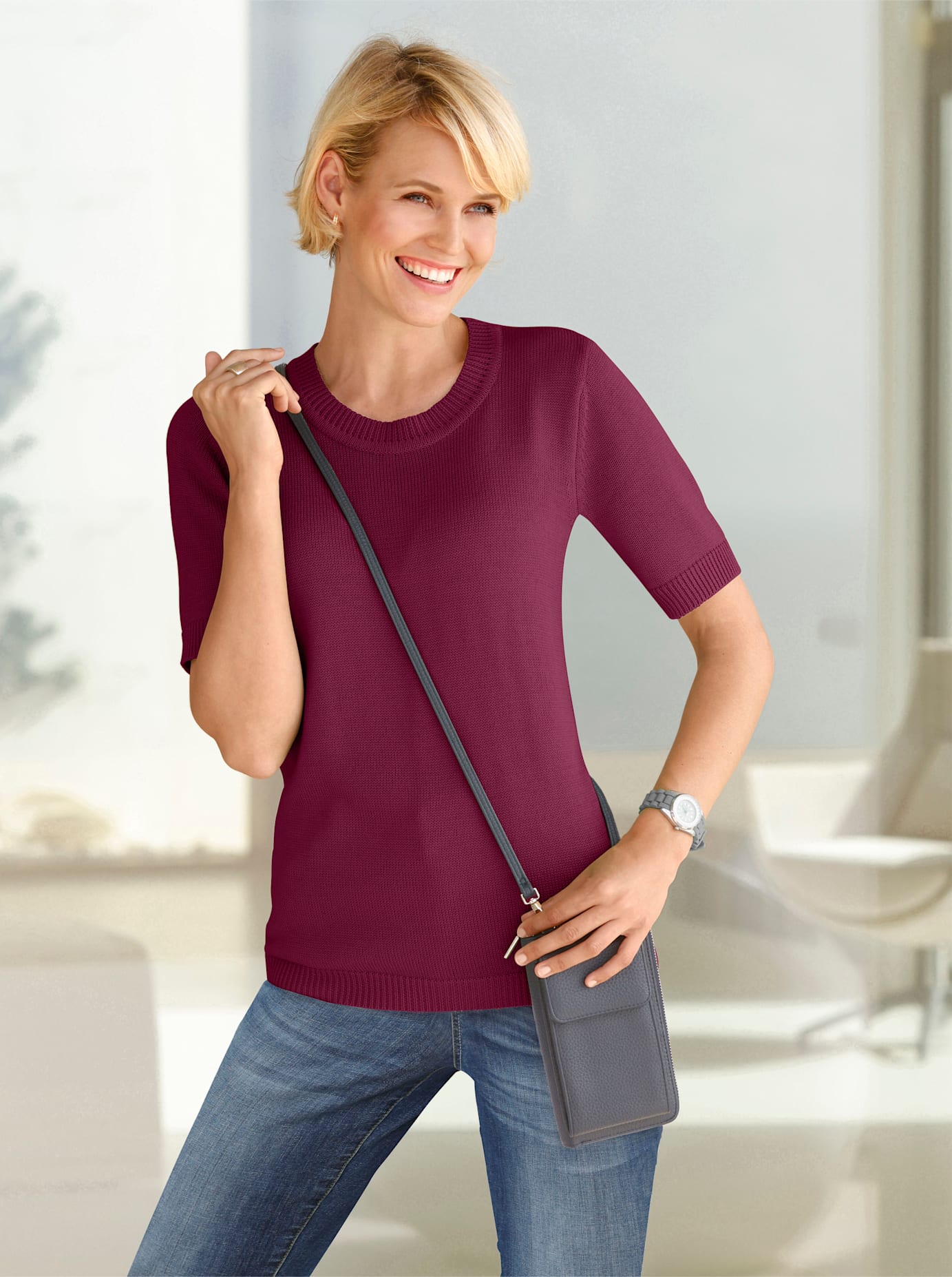Casual Looks Kurzarmpullover »Pullover« Casual Looks Kurzarmpullover »Pullover« von Casual Looks