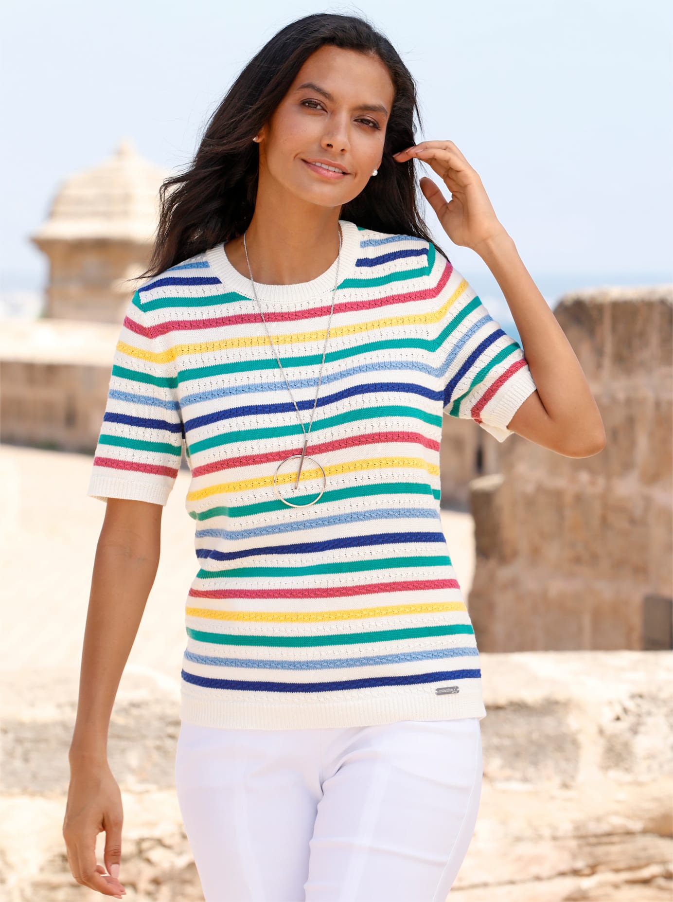 Casual Looks Kurzarmpullover »Pullover« Casual Looks Kurzarmpullover »Pullover« von Casual Looks