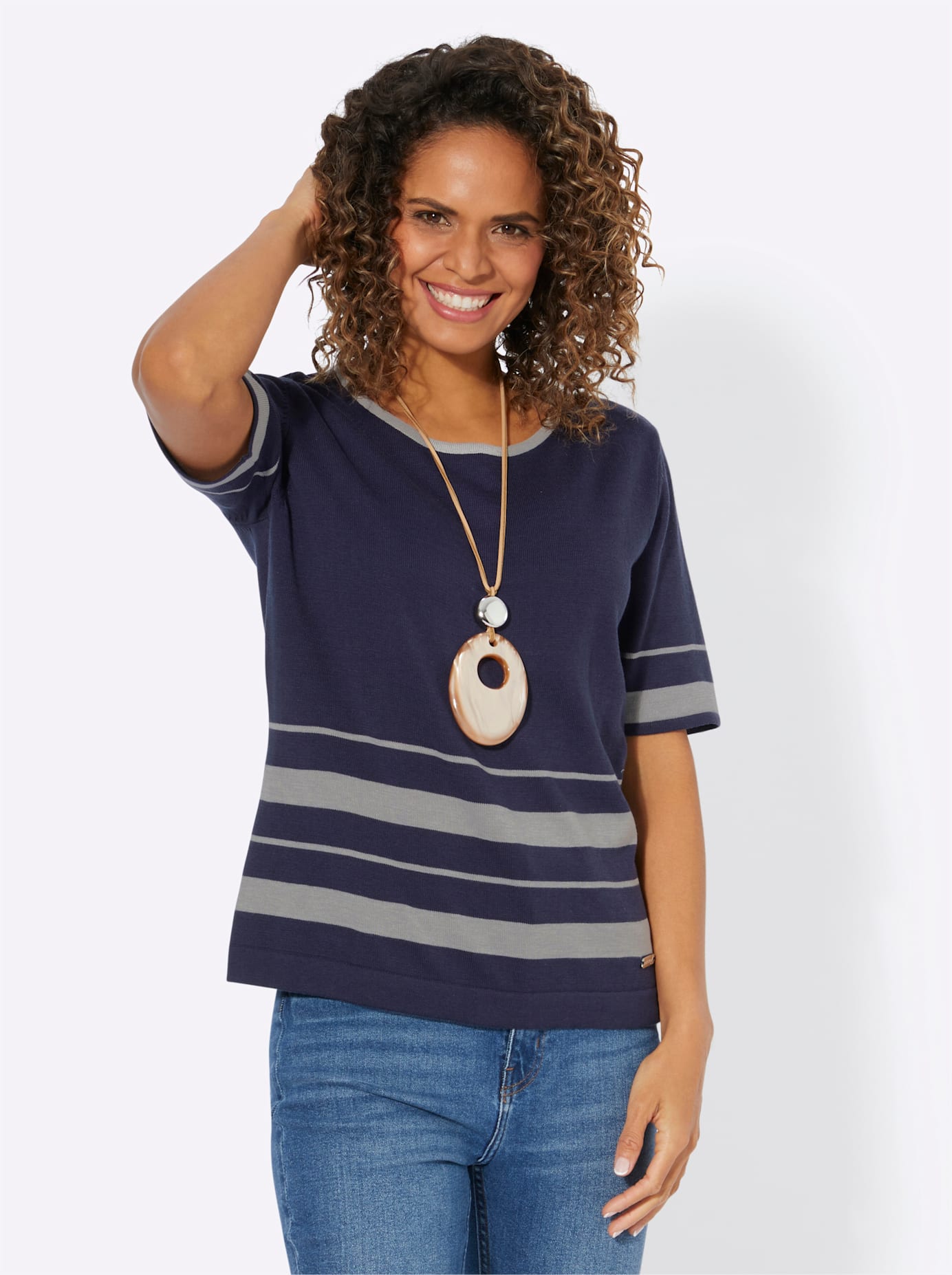 Casual Looks Kurzarmpullover »Kurzarm-Pullover« Casual Looks Kurzarmpullover »Kurzarm-Pullover« von Casual Looks