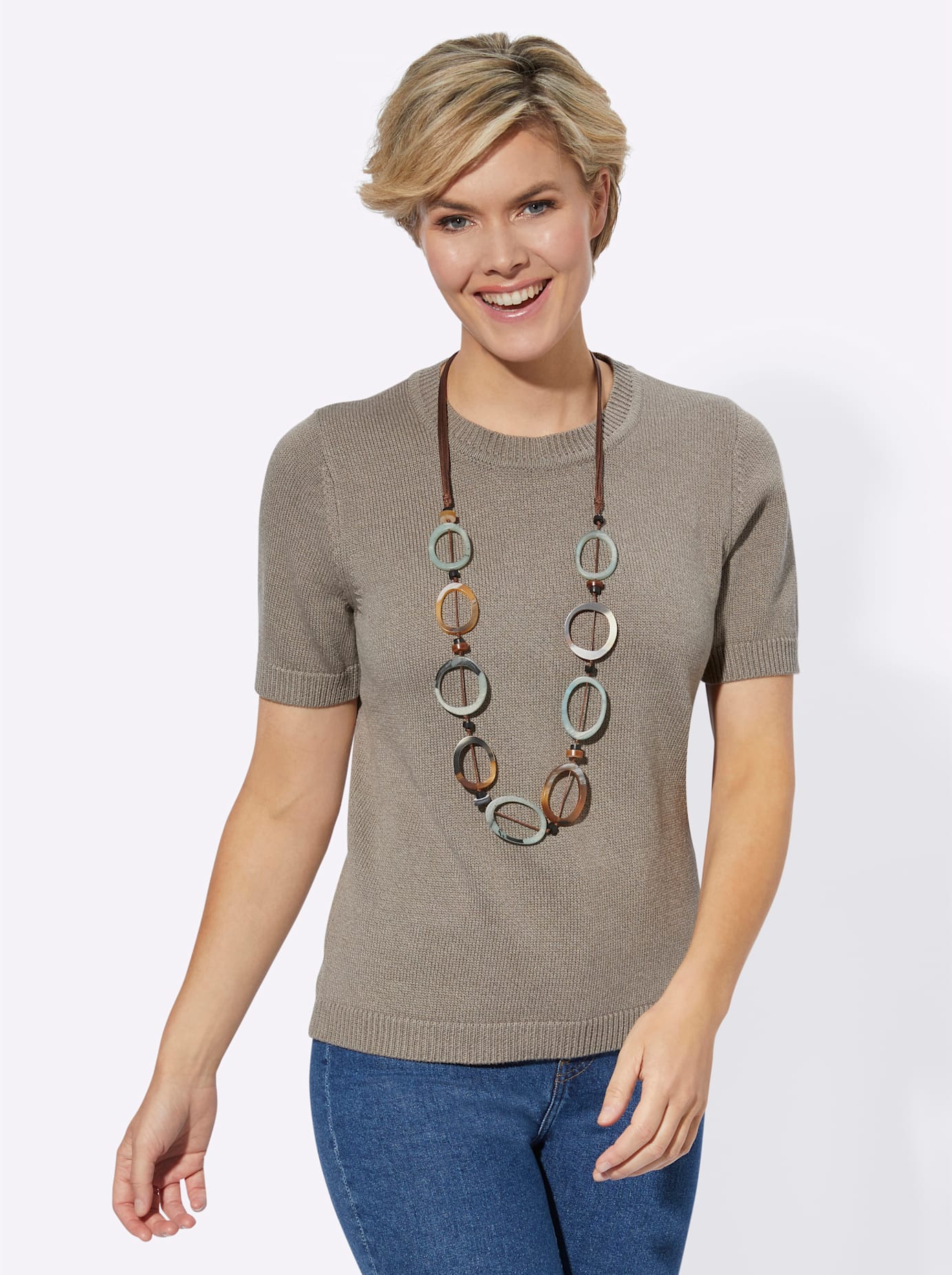Casual Looks Kurzarmpullover »Pullover« Casual Looks Kurzarmpullover »Pullover« von Casual Looks