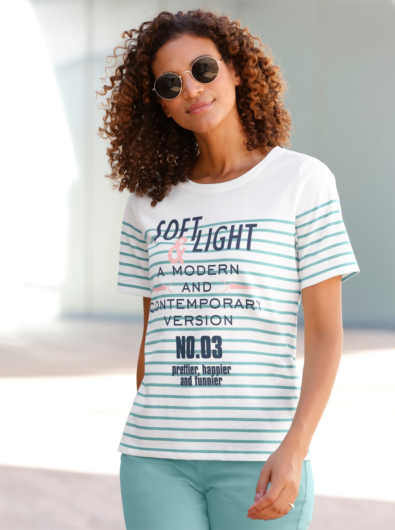 Casual Looks Kurzarmshirt »Kurzarm-Shirt« Casual Looks Kurzarmshirt »Kurzarm-Shirt« von Casual Looks
