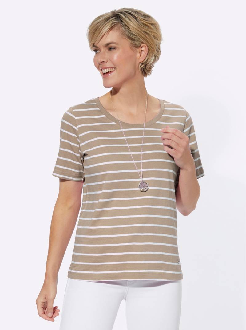 Casual Looks Kurzarmshirt »Ringelshirt« von Casual Looks