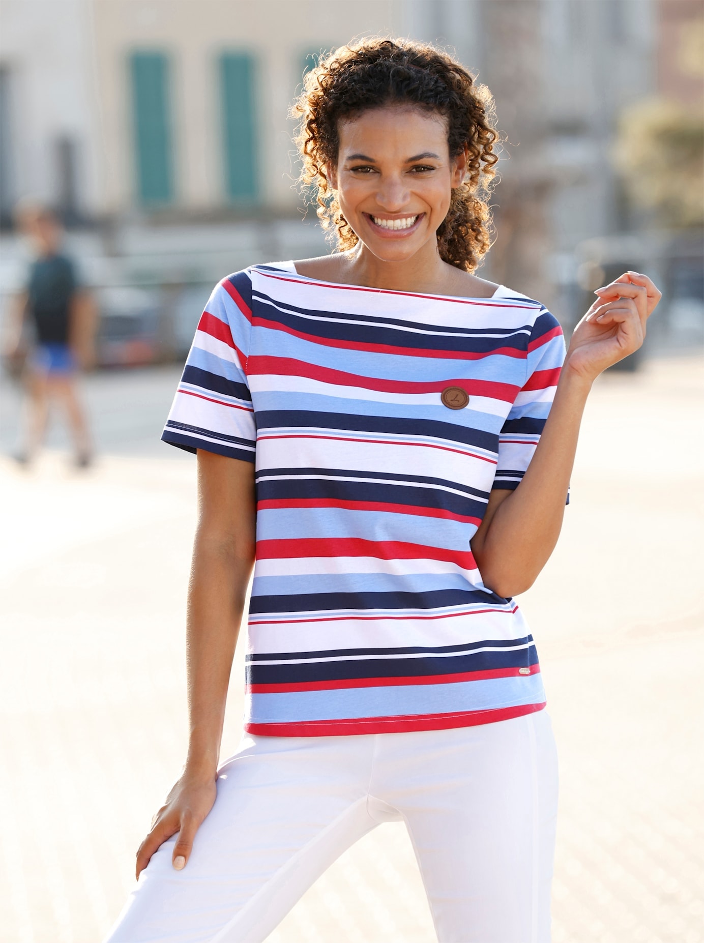 Casual Looks Kurzarmshirt »Ringelshirt« Casual Looks Kurzarmshirt »Ringelshirt« von Casual Looks