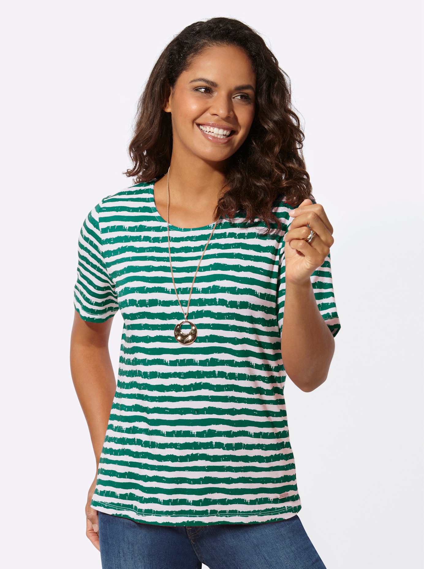 Casual Looks Kurzarmshirt »Ringelshirt« Casual Looks Kurzarmshirt »Ringelshirt« von Casual Looks