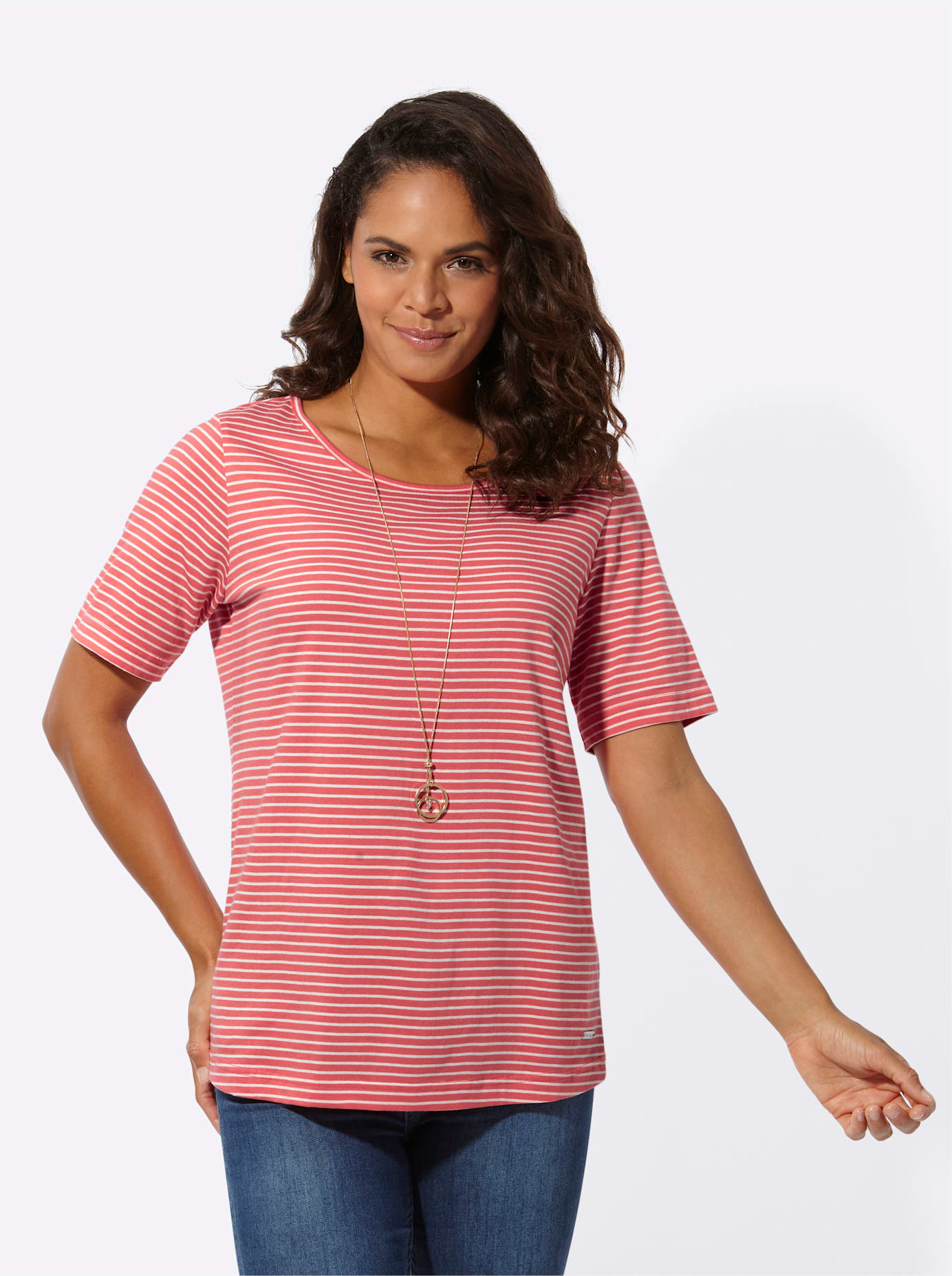 Casual Looks Kurzarmshirt »Ringelshirt« Casual Looks Kurzarmshirt »Ringelshirt« von Casual Looks