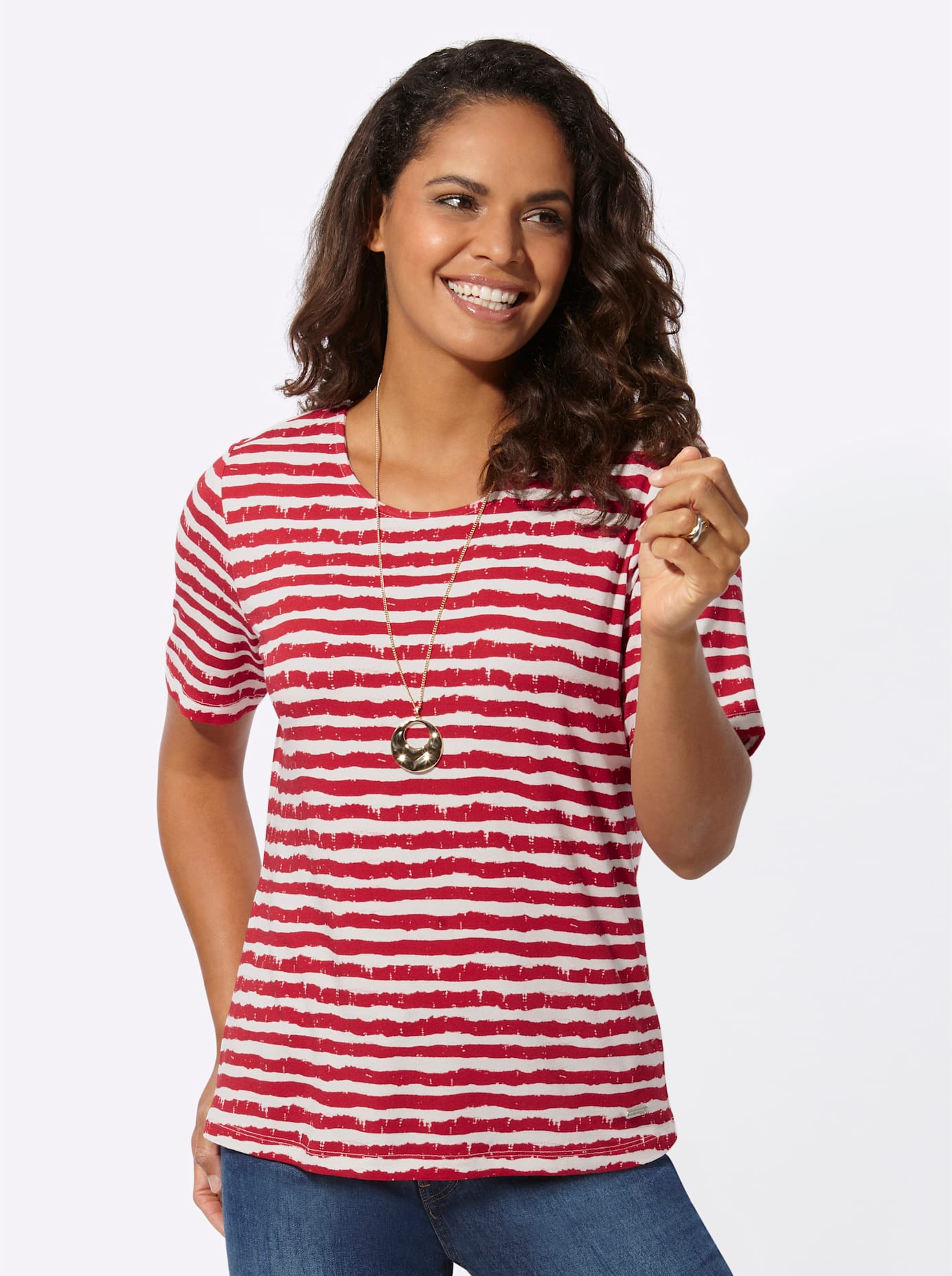 Casual Looks Kurzarmshirt »Ringelshirt« Casual Looks Kurzarmshirt »Ringelshirt« von Casual Looks