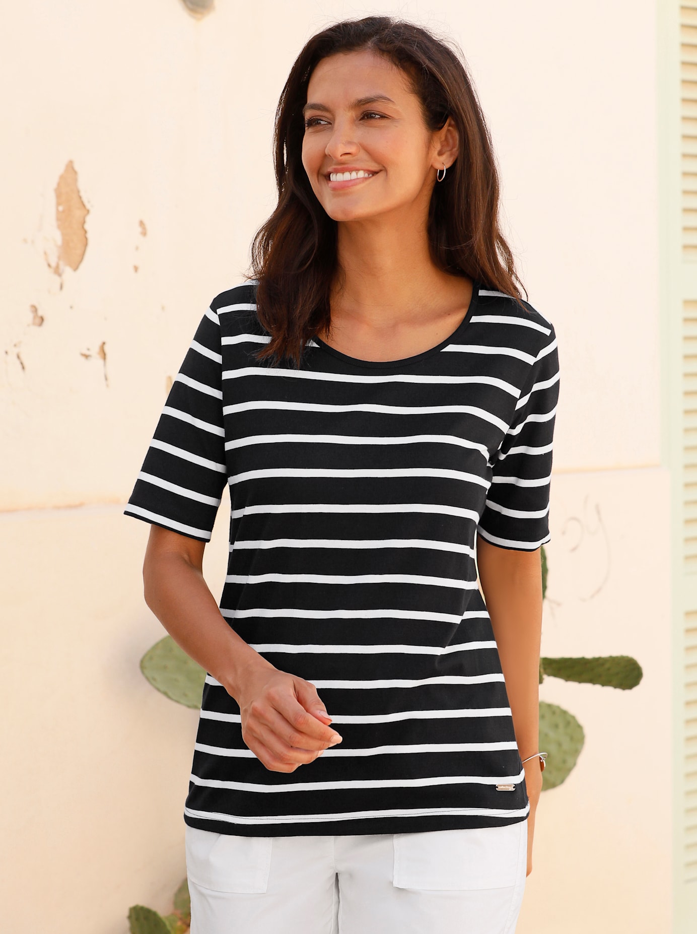 Casual Looks Kurzarmshirt »Ringelshirt« Casual Looks Kurzarmshirt »Ringelshirt« von Casual Looks