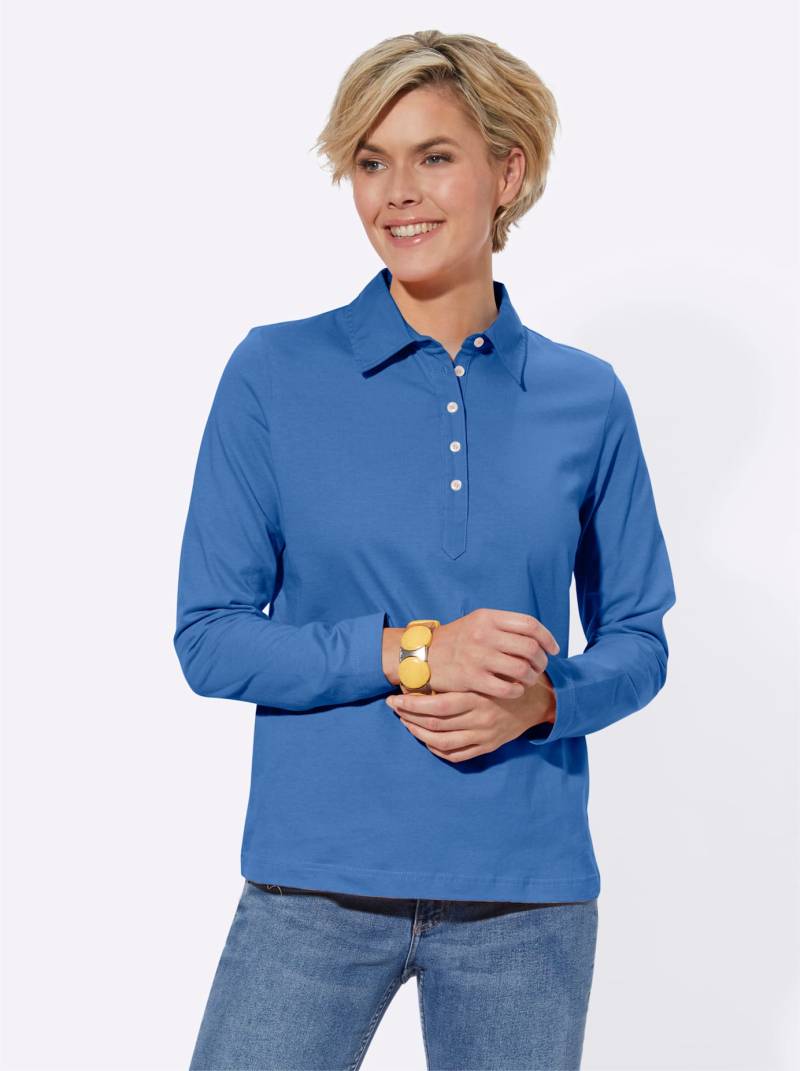 Casual Looks Langarm-Poloshirt »Poloshirt« von Casual Looks