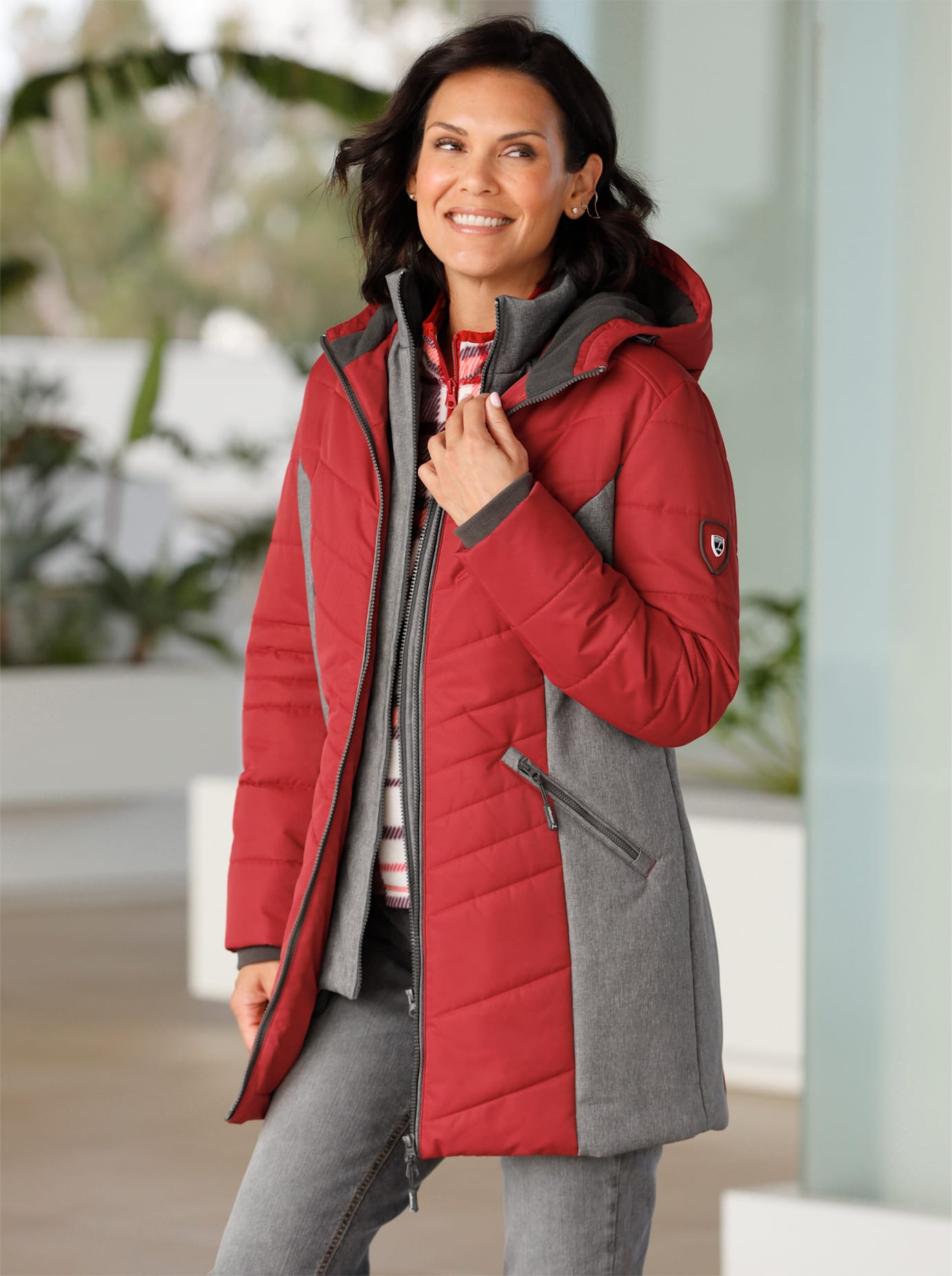 Casual Looks Langjacke, mit Kapuze Casual Looks Langjacke, mit Kapuze von Casual Looks