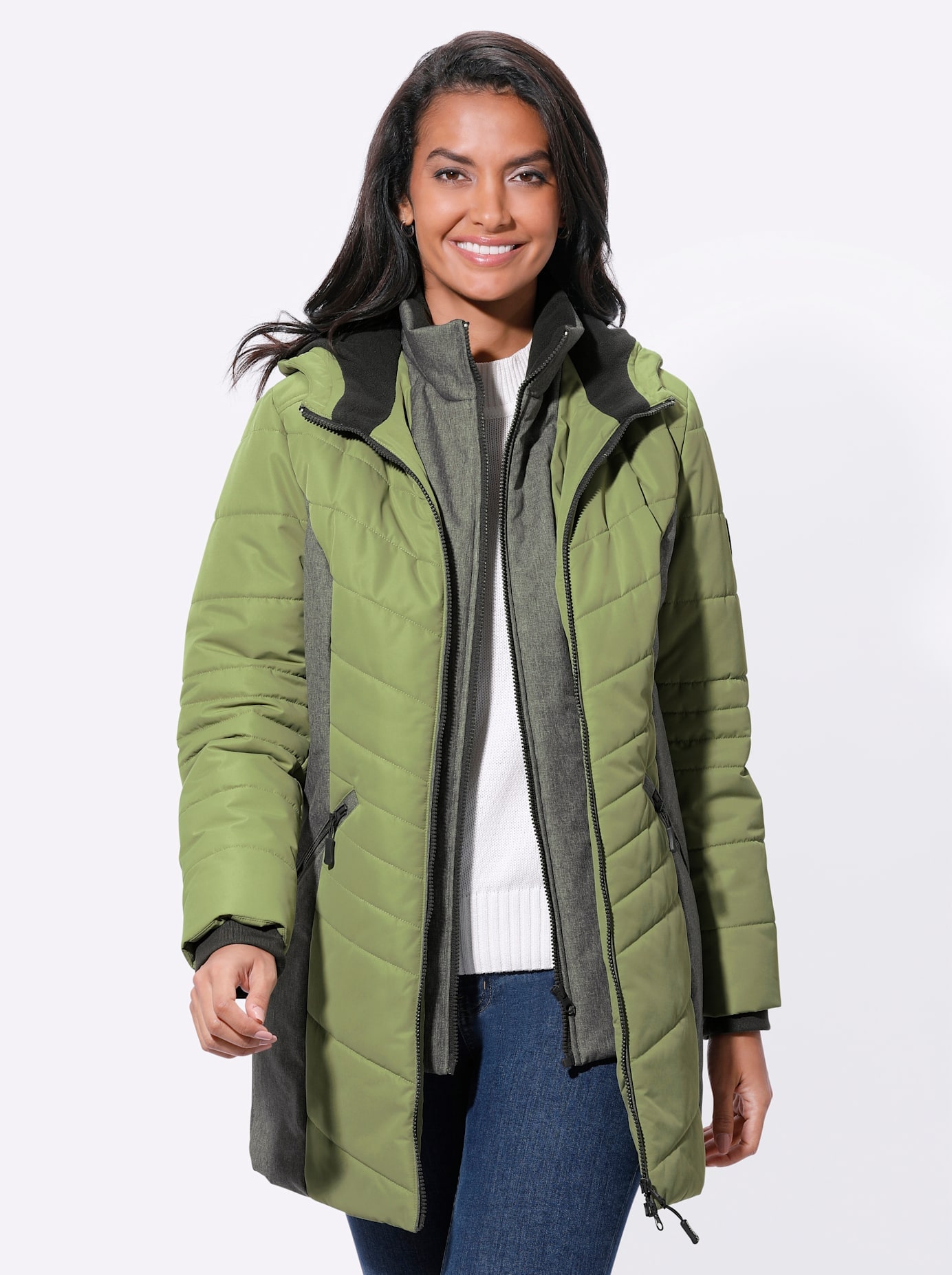 Casual Looks Langjacke, mit Kapuze Casual Looks Langjacke, mit Kapuze von Casual Looks