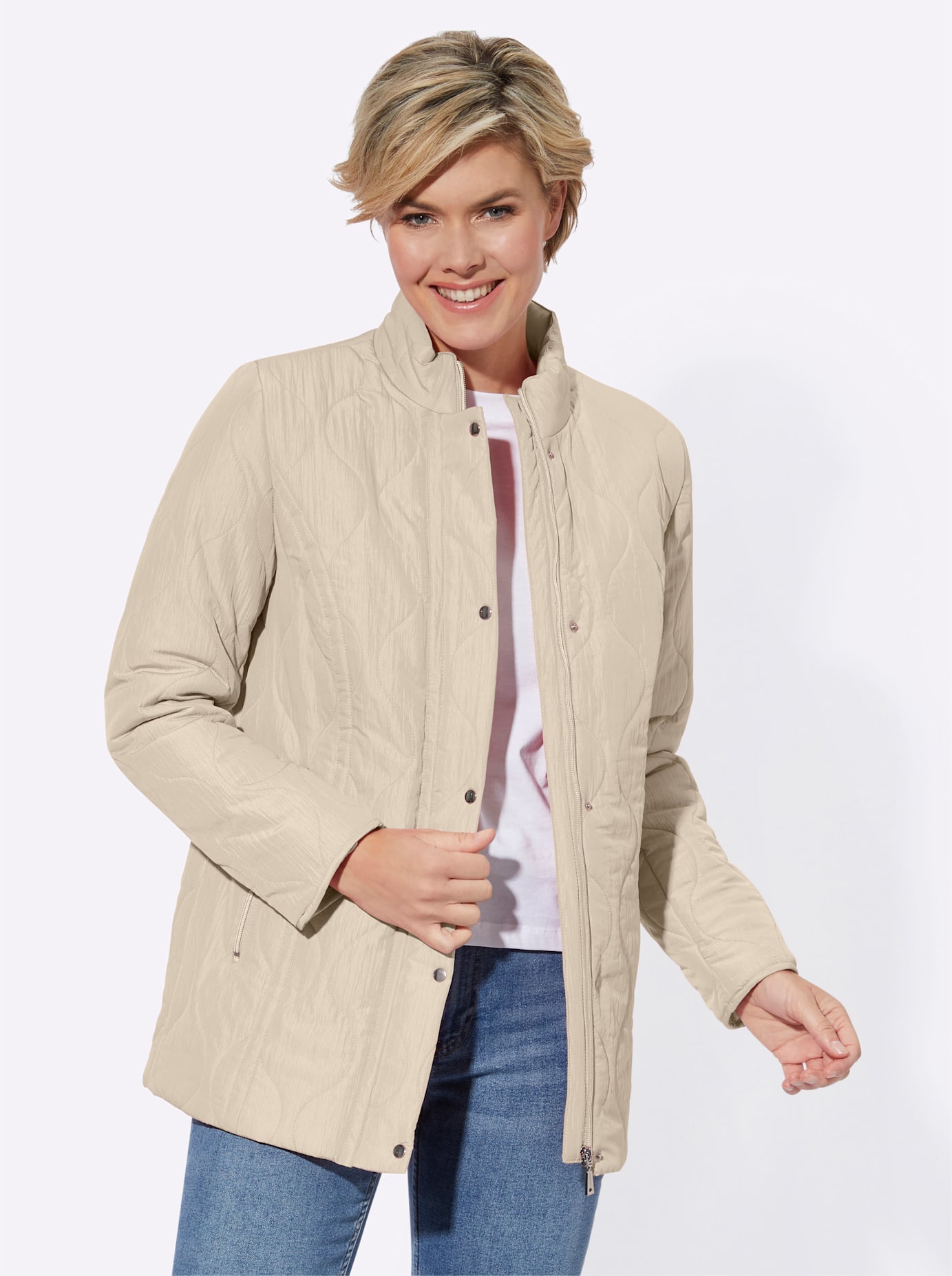 Casual Looks Langjacke, ohne Kapuze Casual Looks Langjacke, ohne Kapuze von Casual Looks