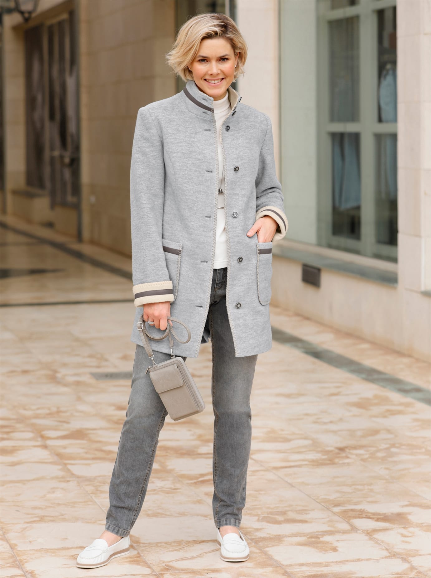 Casual Looks Langjacke, ohne Kapuze Casual Looks Langjacke, ohne Kapuze von Casual Looks