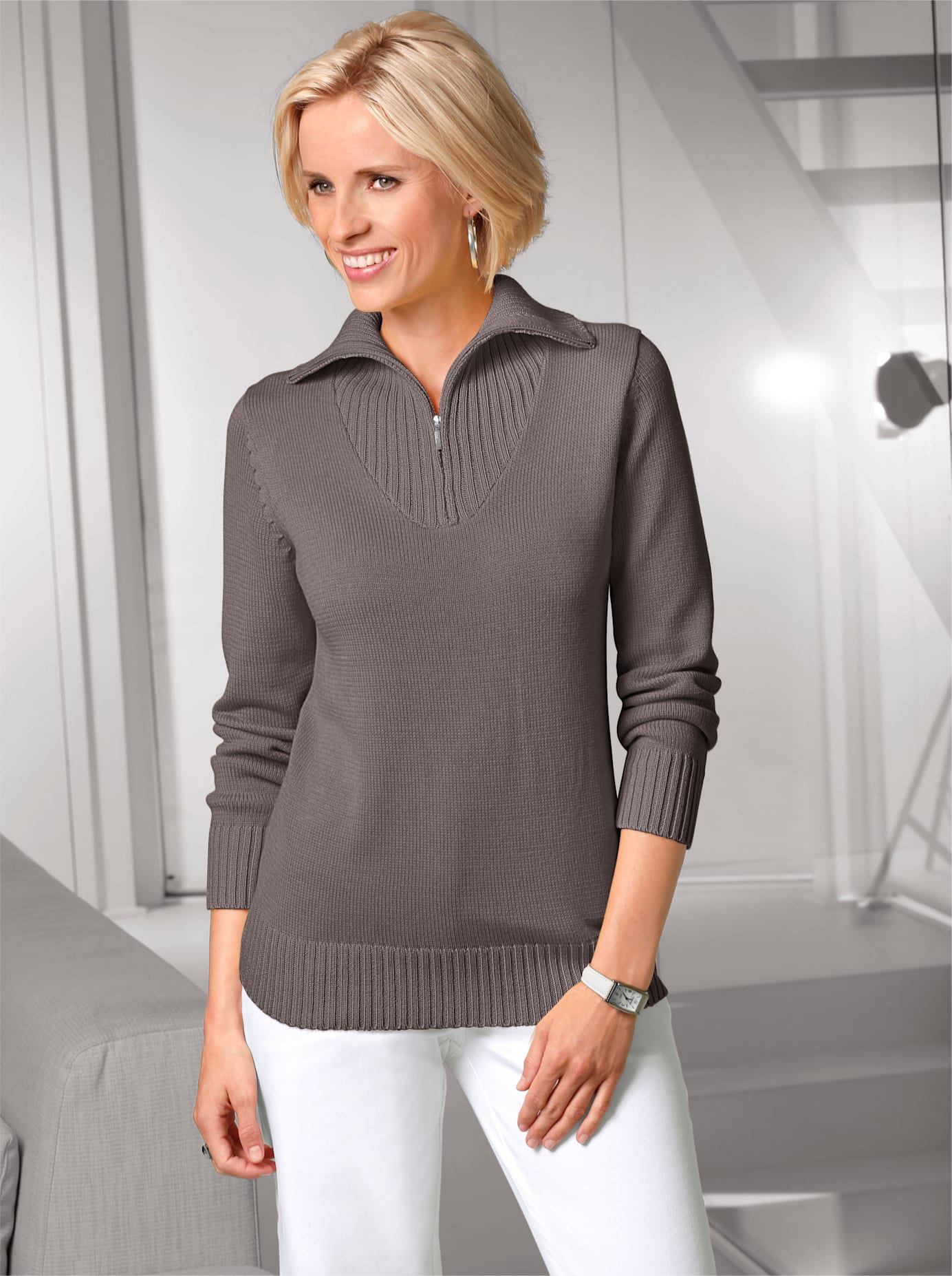 Casual Looks Troyer »Pullover« Casual Looks Troyer »Pullover« von Casual Looks