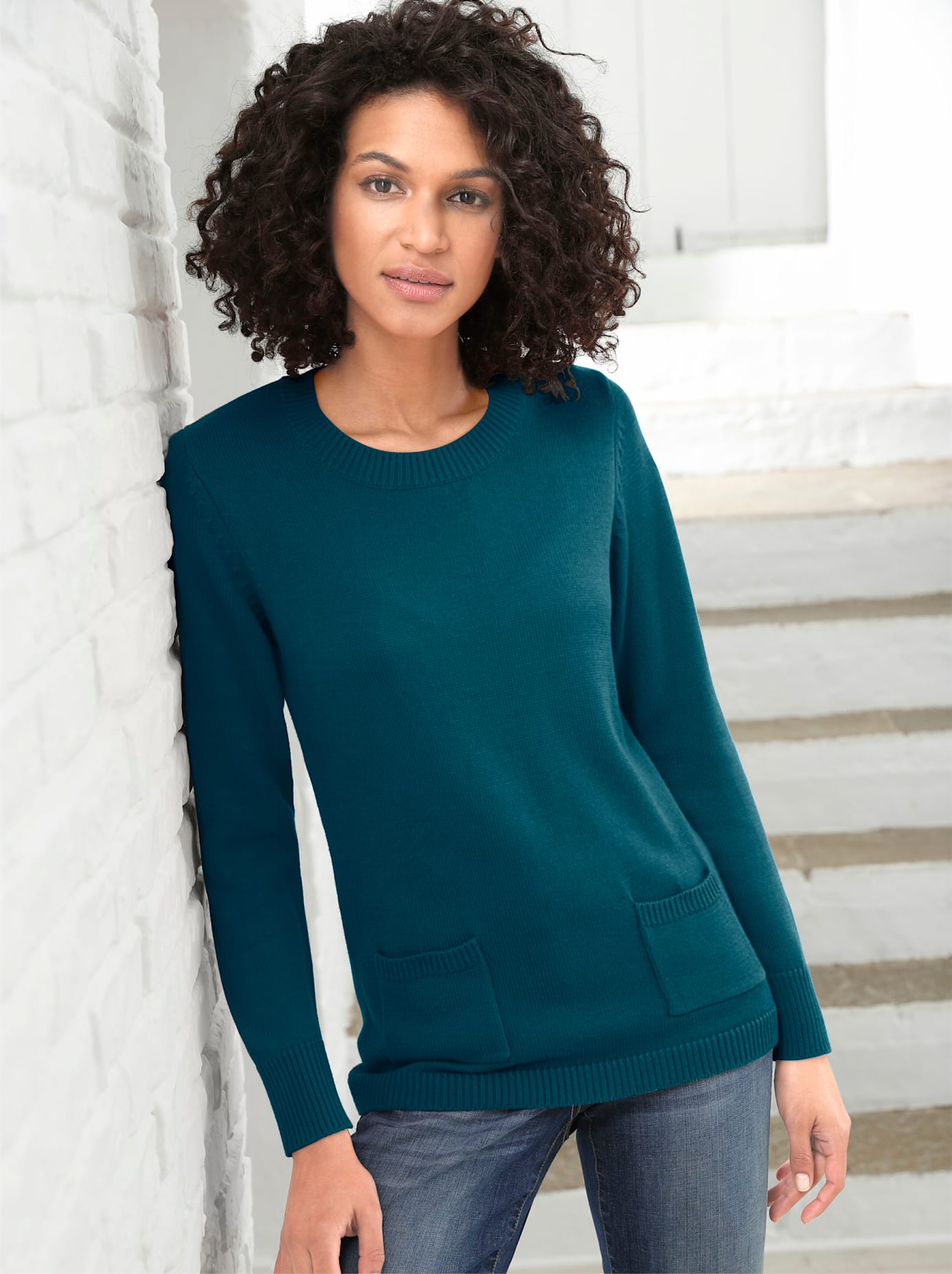 Casual Looks Rundhalspullover »Pullover« von Casual Looks