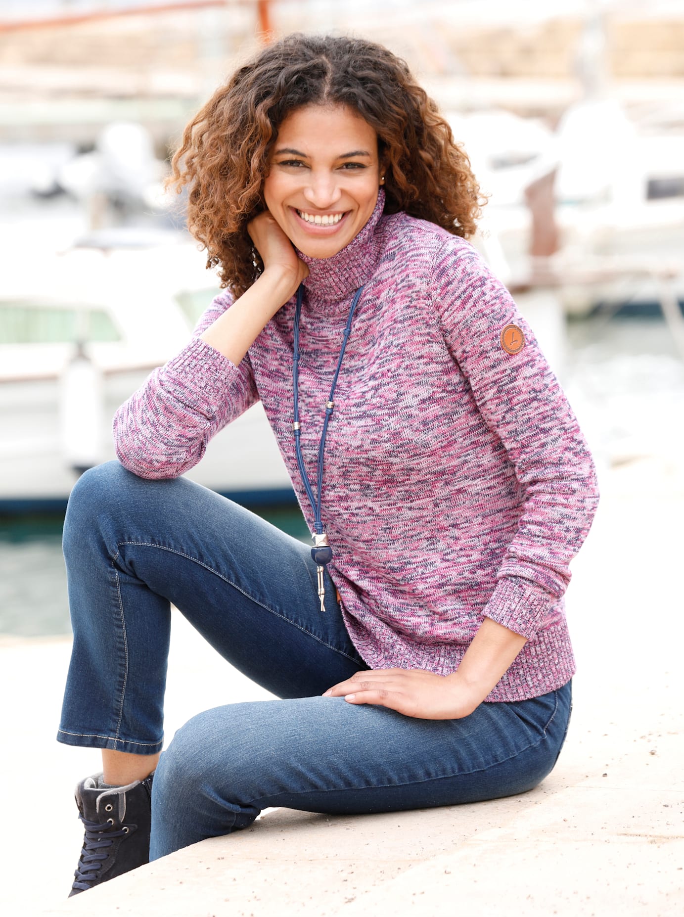 Casual Looks Rollkragenpullover »Pullover« von Casual Looks