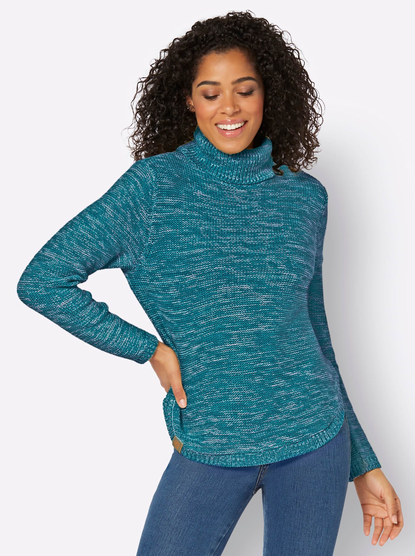 Casual Looks Rollkragenpullover »Pullover« von Casual Looks