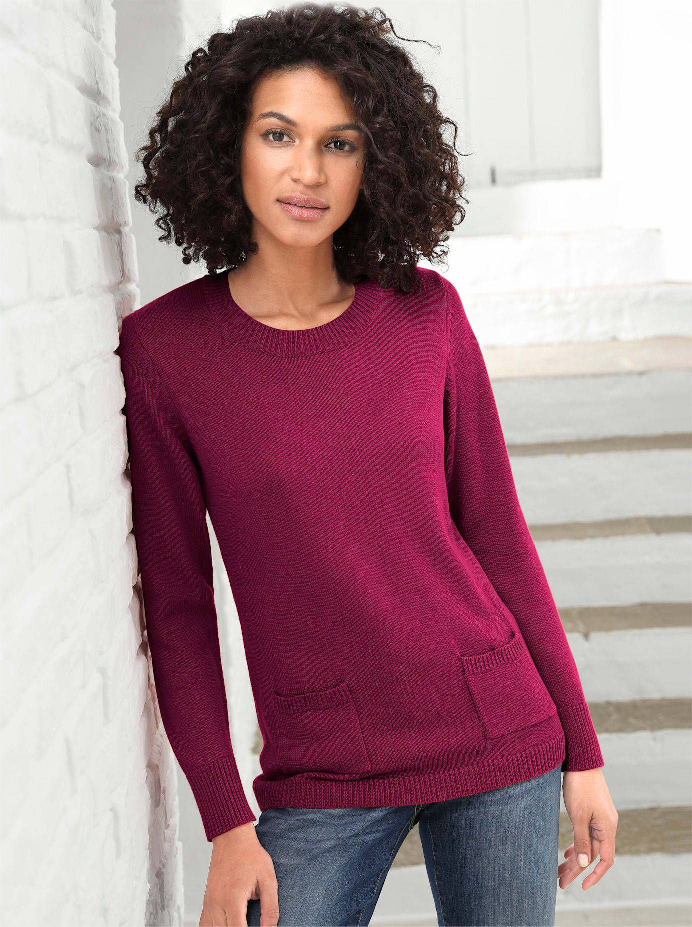 Casual Looks Rundhalspullover »Pullover« von Casual Looks