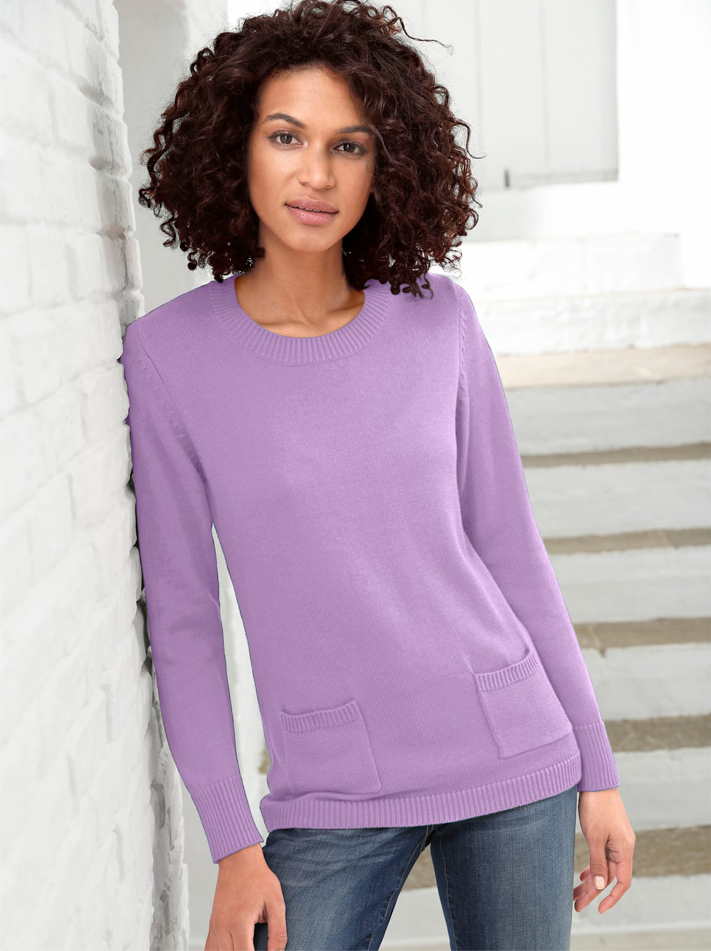 Casual Looks Rundhalspullover »Pullover« von Casual Looks