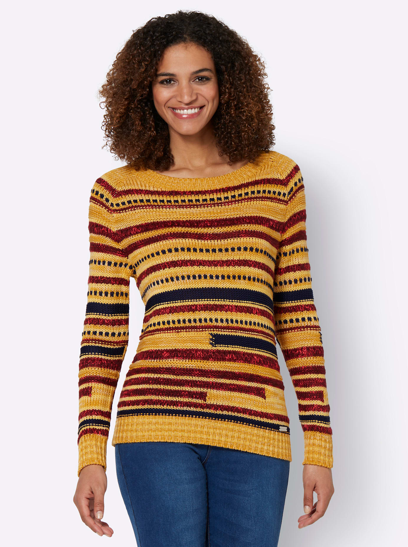 Casual Looks Rundhalspullover »Pullover« Casual Looks Rundhalspullover »Pullover« von Casual Looks