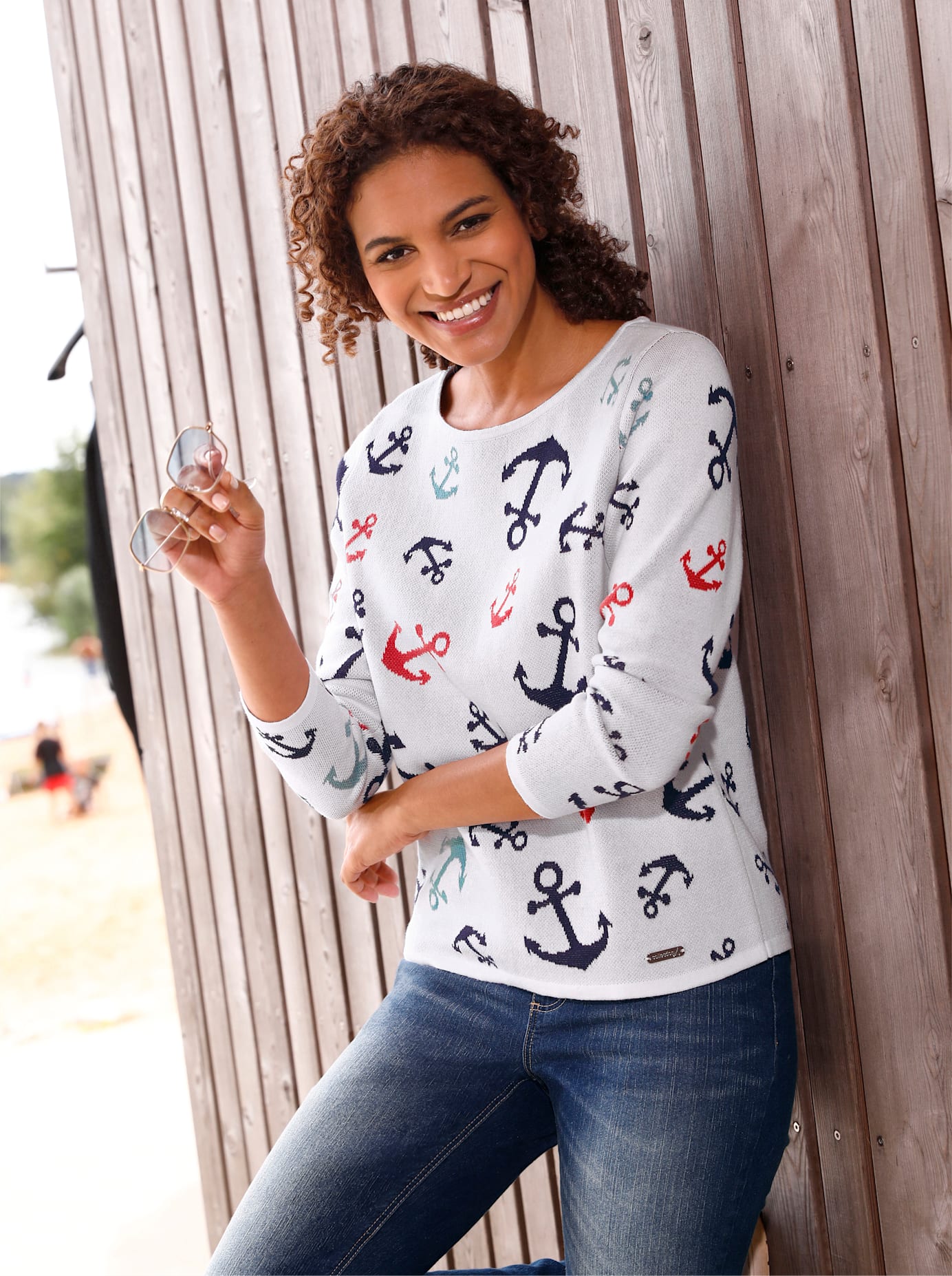 Casual Looks Rundhalspullover »Pullover« von Casual Looks