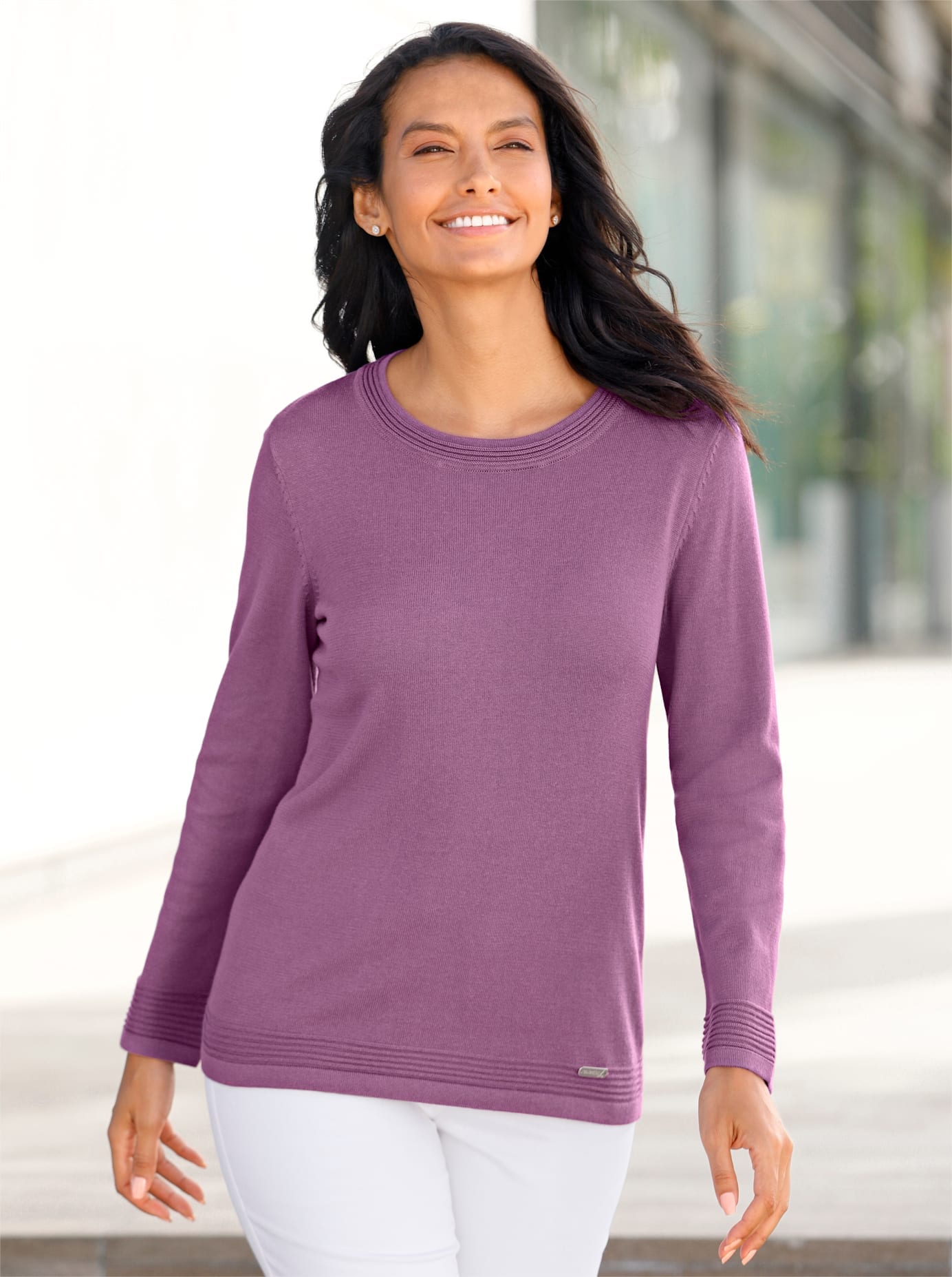 Casual Looks Rundhalspullover »Rundhals-Pullover« Casual Looks Rundhalspullover »Rundhals-Pullover« von Casual Looks
