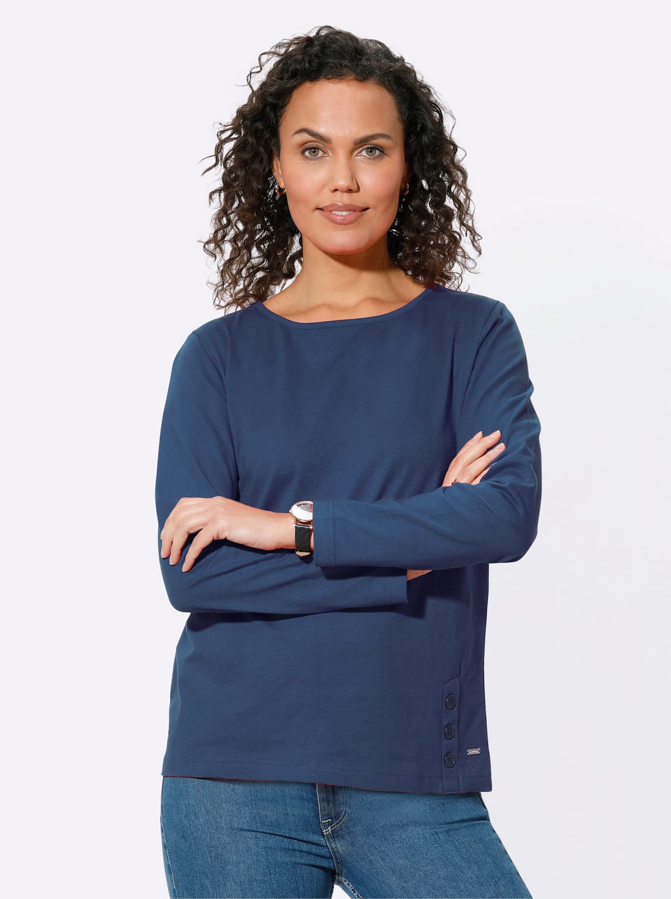 Casual Looks Rundhalsshirt »Rundhals-Shirt« Casual Looks Rundhalsshirt »Rundhals-Shirt« von Casual Looks