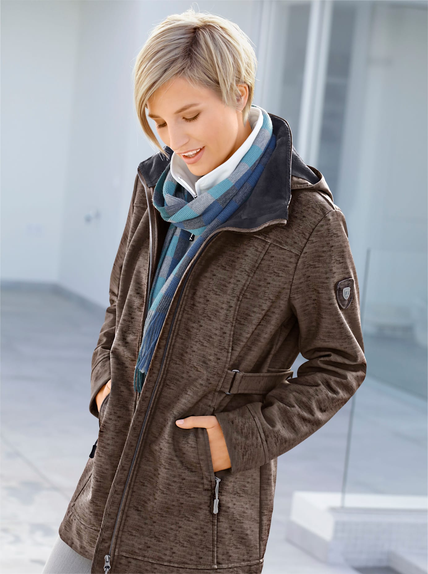 Casual Looks Softshelljacke, mit Kapuze von Casual Looks