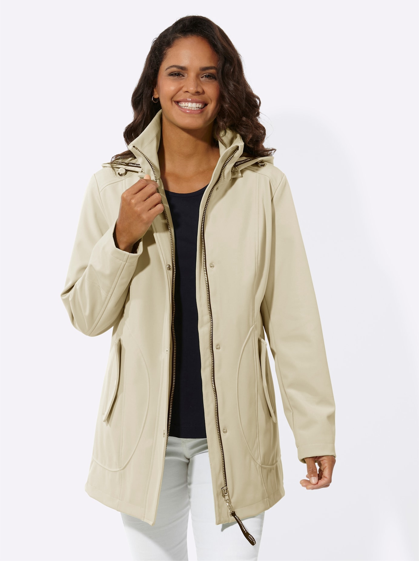 Casual Looks Softshelljacke, mit Kapuze von Casual Looks