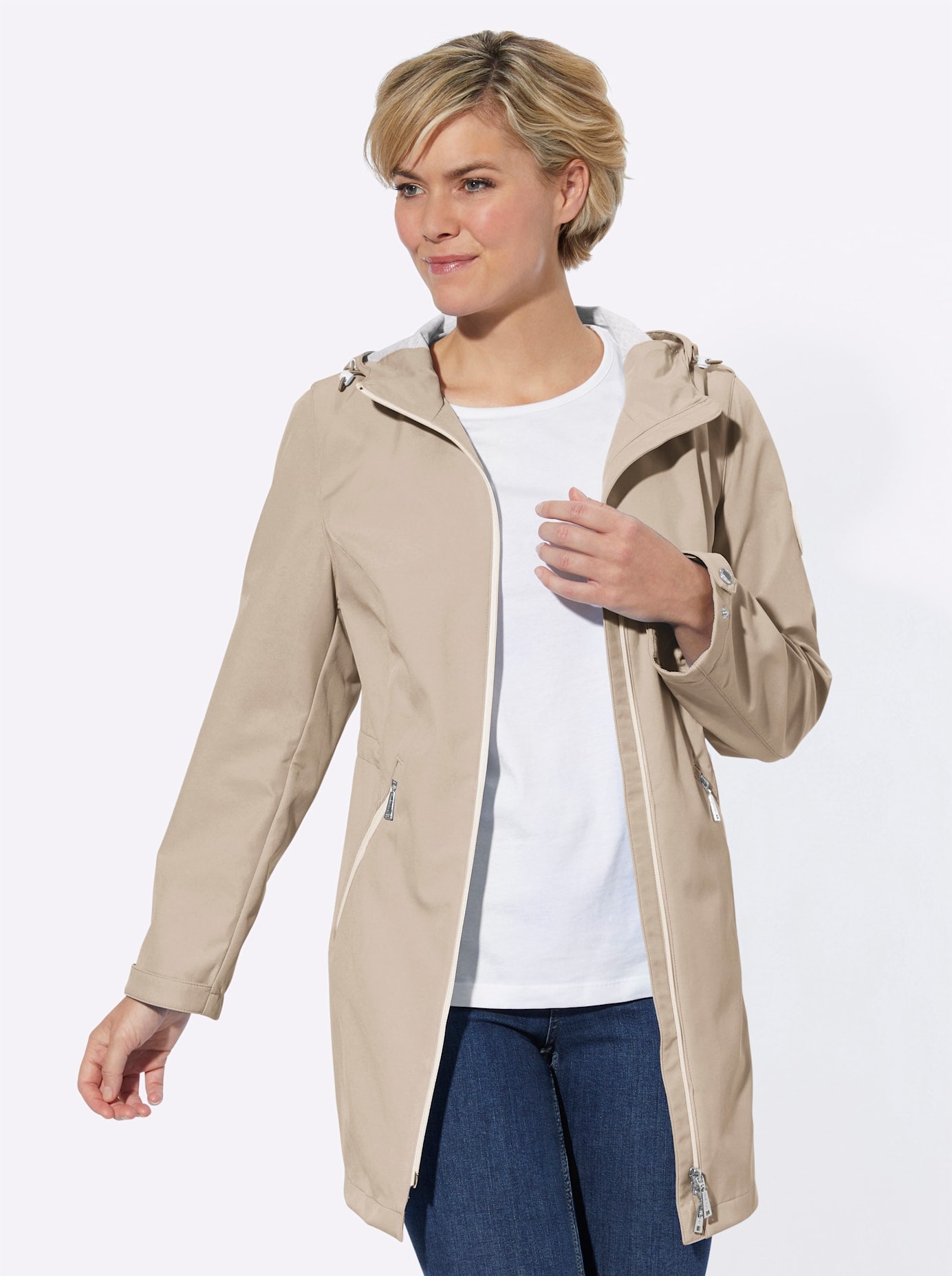 Casual Looks Softshelljacke, mit Kapuze von Casual Looks