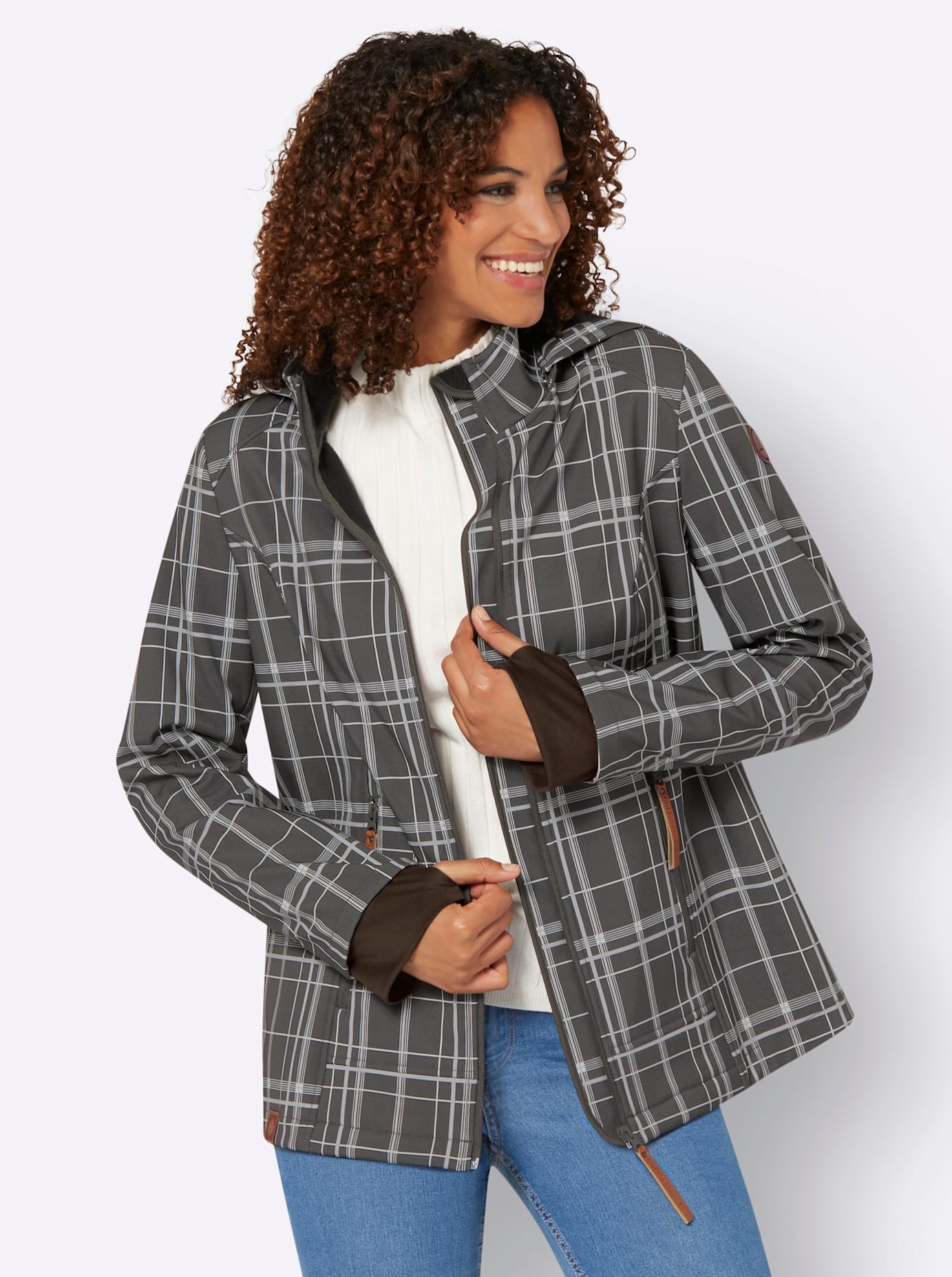Casual Looks Softshelljacke, mit Kapuze Casual Looks Softshelljacke, mit Kapuze von Casual Looks