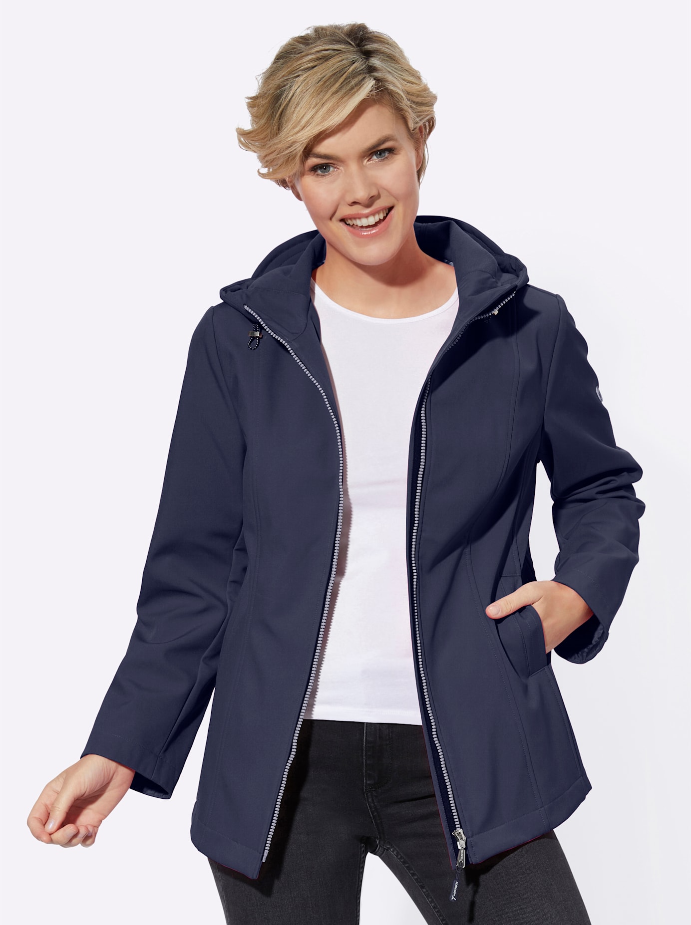 Casual Looks Softshelljacke, mit Kapuze Casual Looks Softshelljacke, mit Kapuze von Casual Looks
