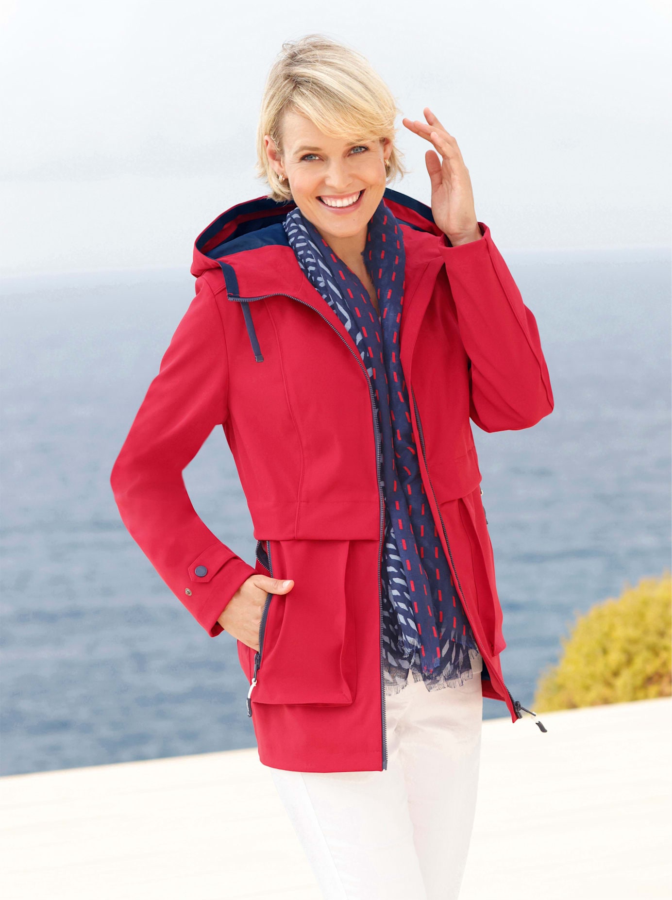 Casual Looks Softshelljacke, mit Kapuze Casual Looks Softshelljacke, mit Kapuze von Casual Looks
