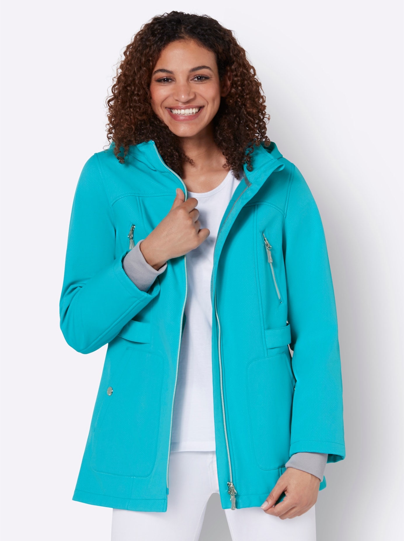 Casual Looks Softshelljacke, mit Kapuze Casual Looks Softshelljacke, mit Kapuze von Casual Looks