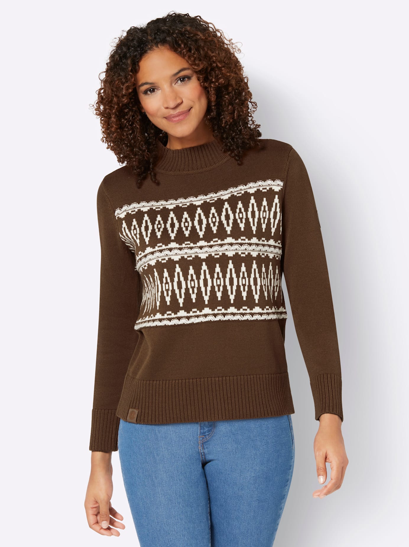 Casual Looks Stehkragenpullover »Pullover« Casual Looks Stehkragenpullover »Pullover« von Casual Looks