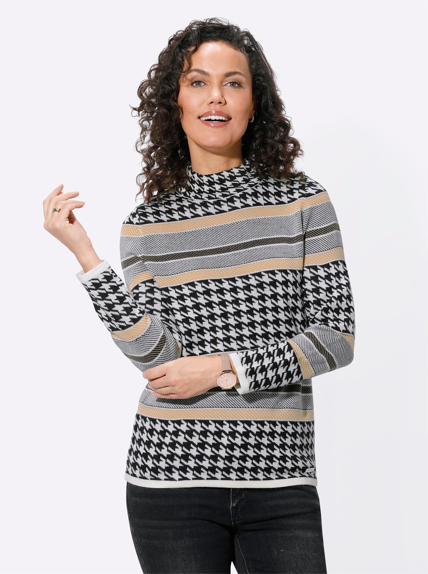 Casual Looks Stehkragenpullover »Pullover« Casual Looks Stehkragenpullover »Pullover« von Casual Looks