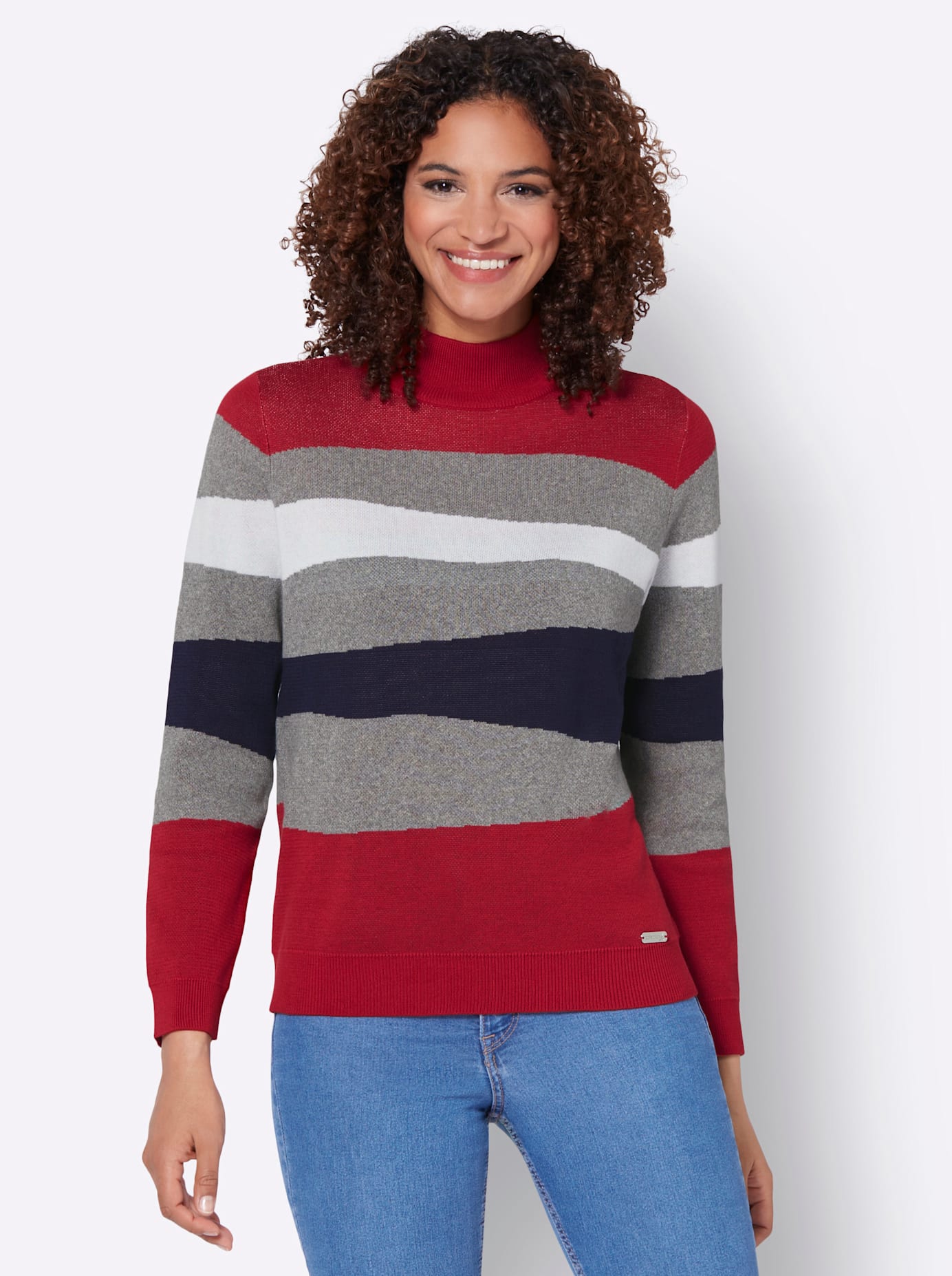 Casual Looks Stehkragenpullover »Pullover« Casual Looks Stehkragenpullover »Pullover« von Casual Looks