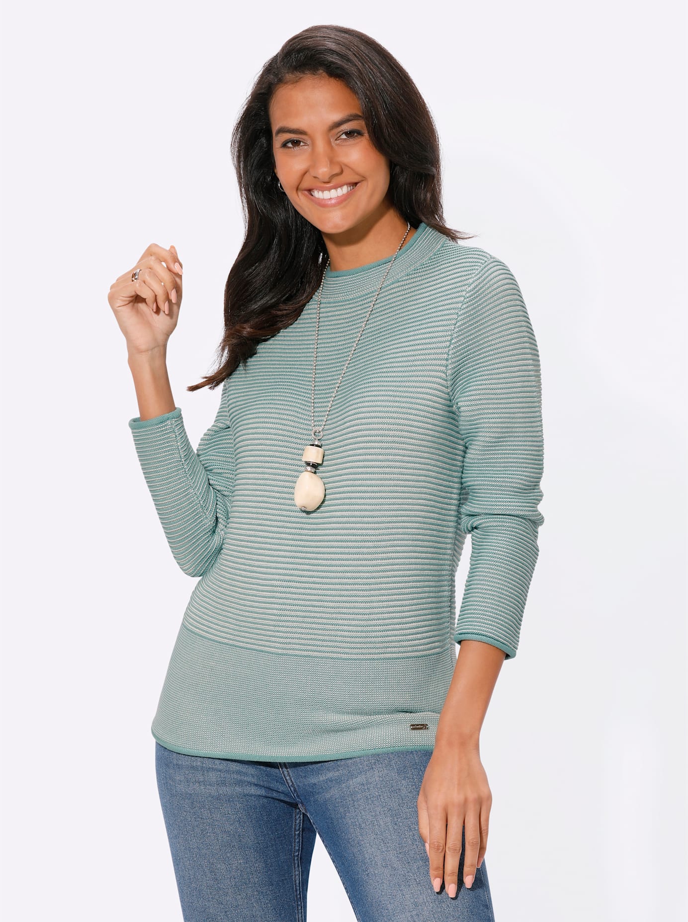 Casual Looks Stehkragenpullover »Pullover« Casual Looks Stehkragenpullover »Pullover« von Casual Looks