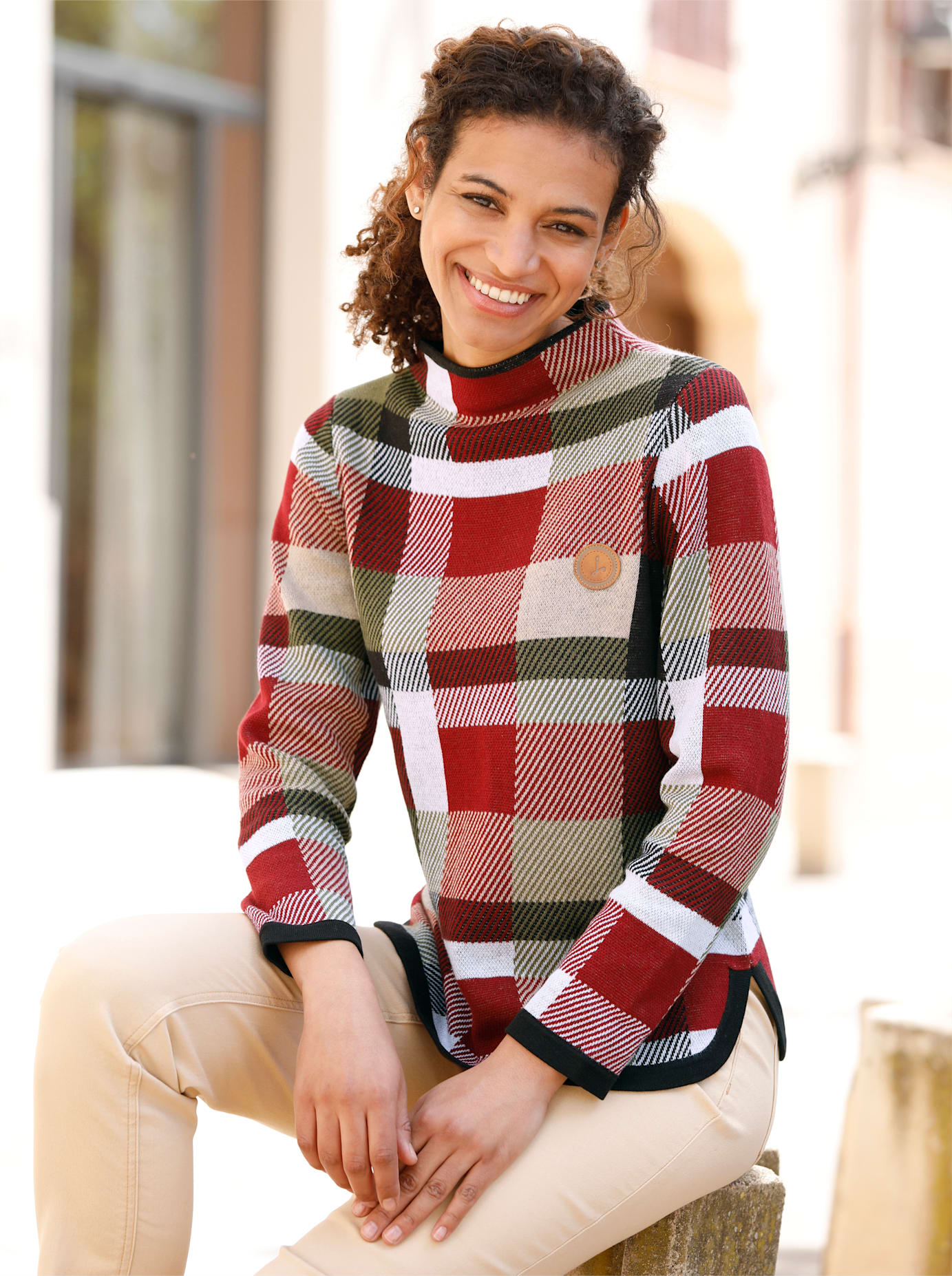 Casual Looks Stehkragenpullover »Pullover« Casual Looks Stehkragenpullover »Pullover« von Casual Looks