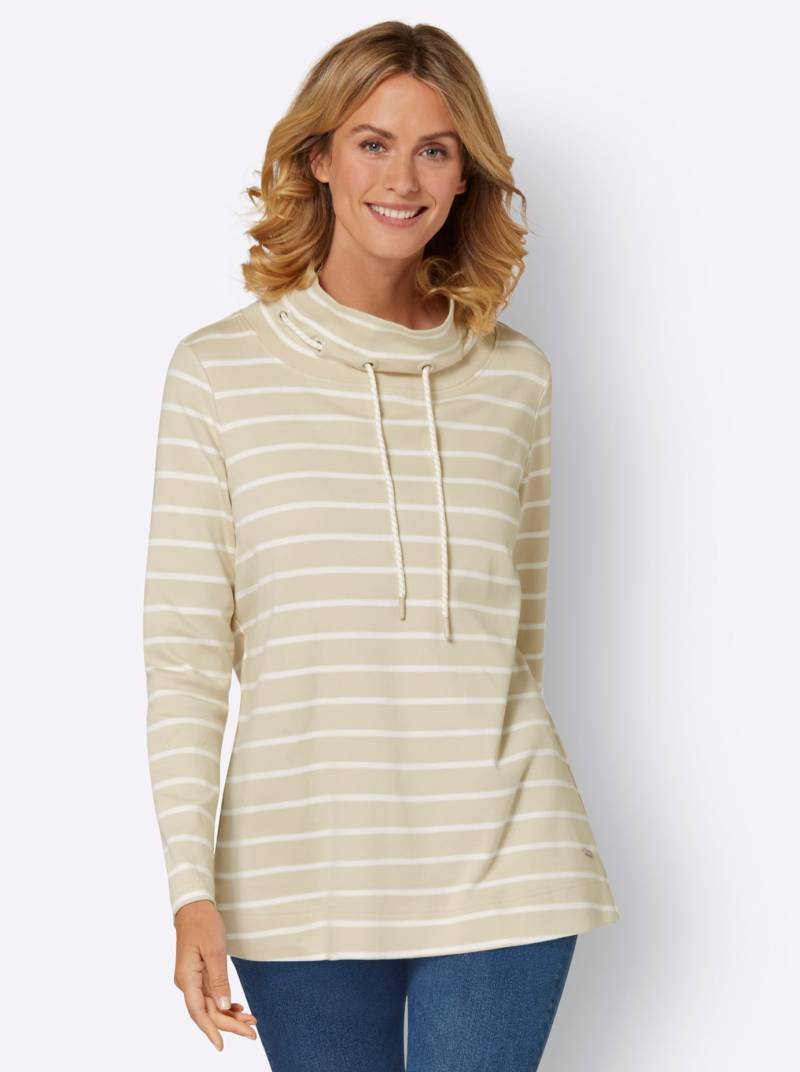 Casual Looks Stehkragenshirt »Ringelshirt«, (1 tlg.) von Casual Looks