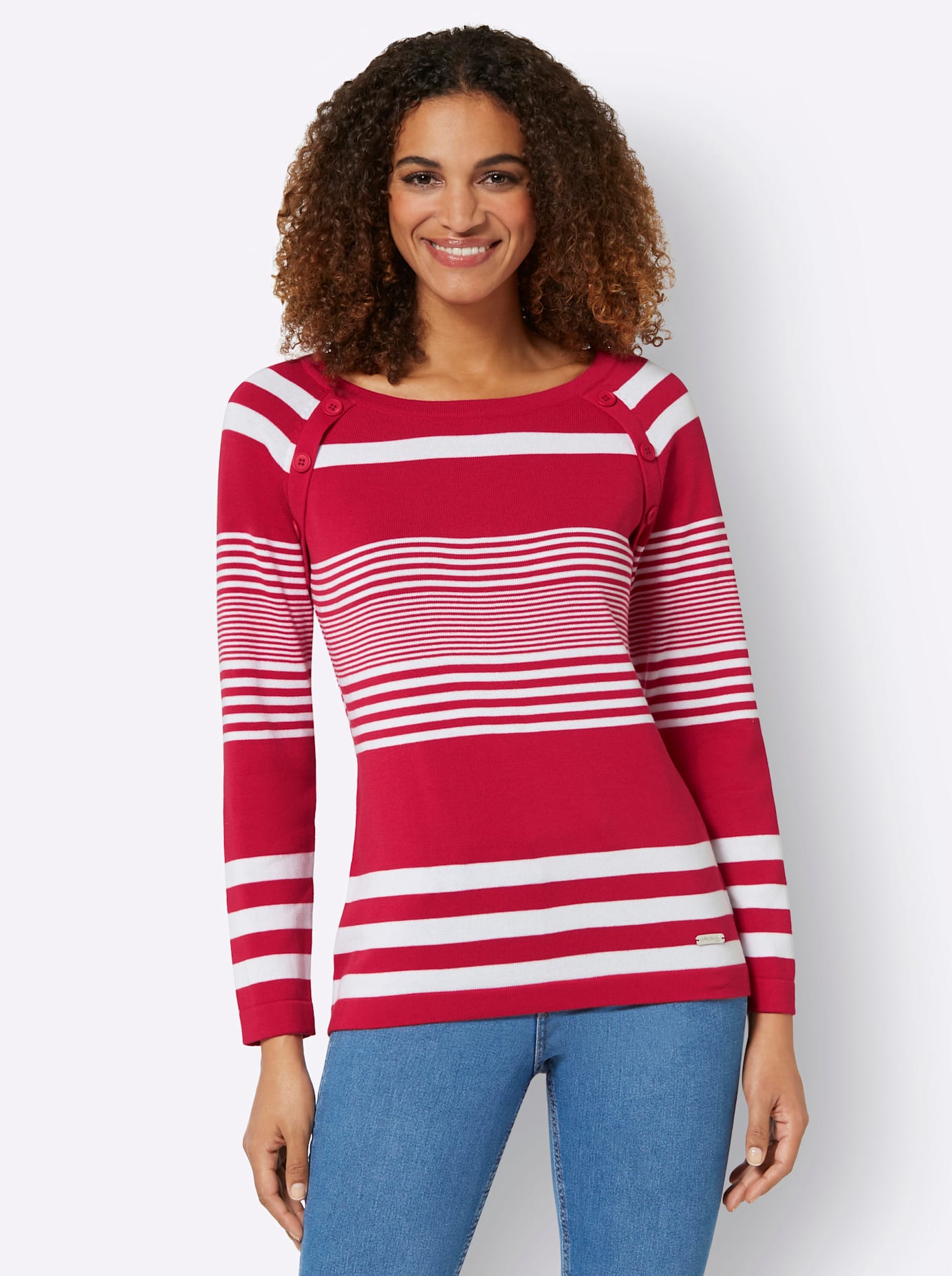 Casual Looks Streifenpullover »Pullover« Casual Looks Streifenpullover »Pullover« von Casual Looks