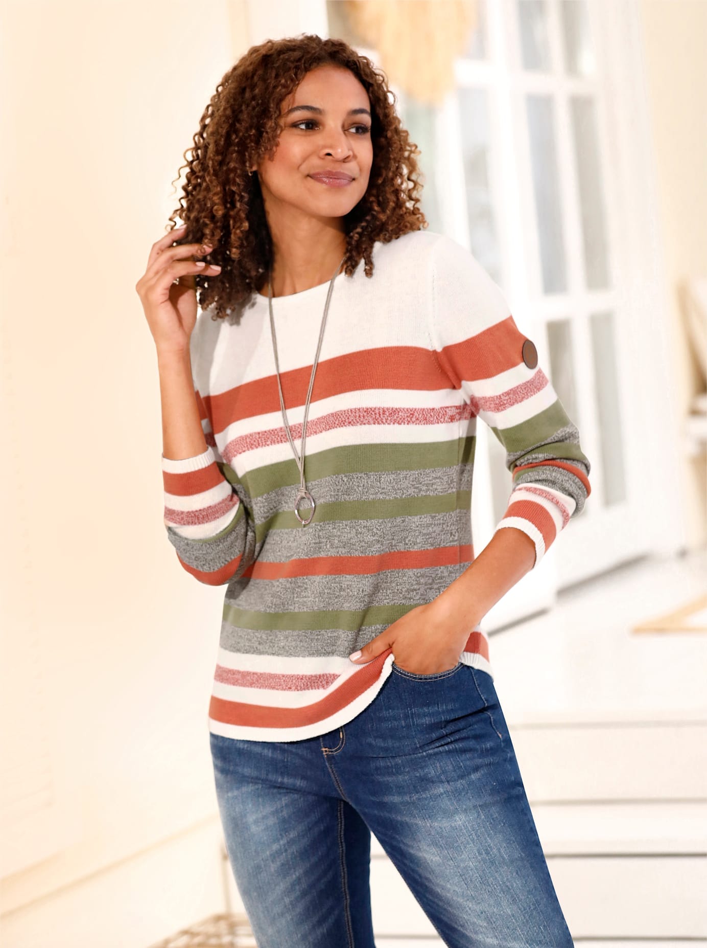 Casual Looks Streifenpullover »Pullover« Casual Looks Streifenpullover »Pullover« von Casual Looks